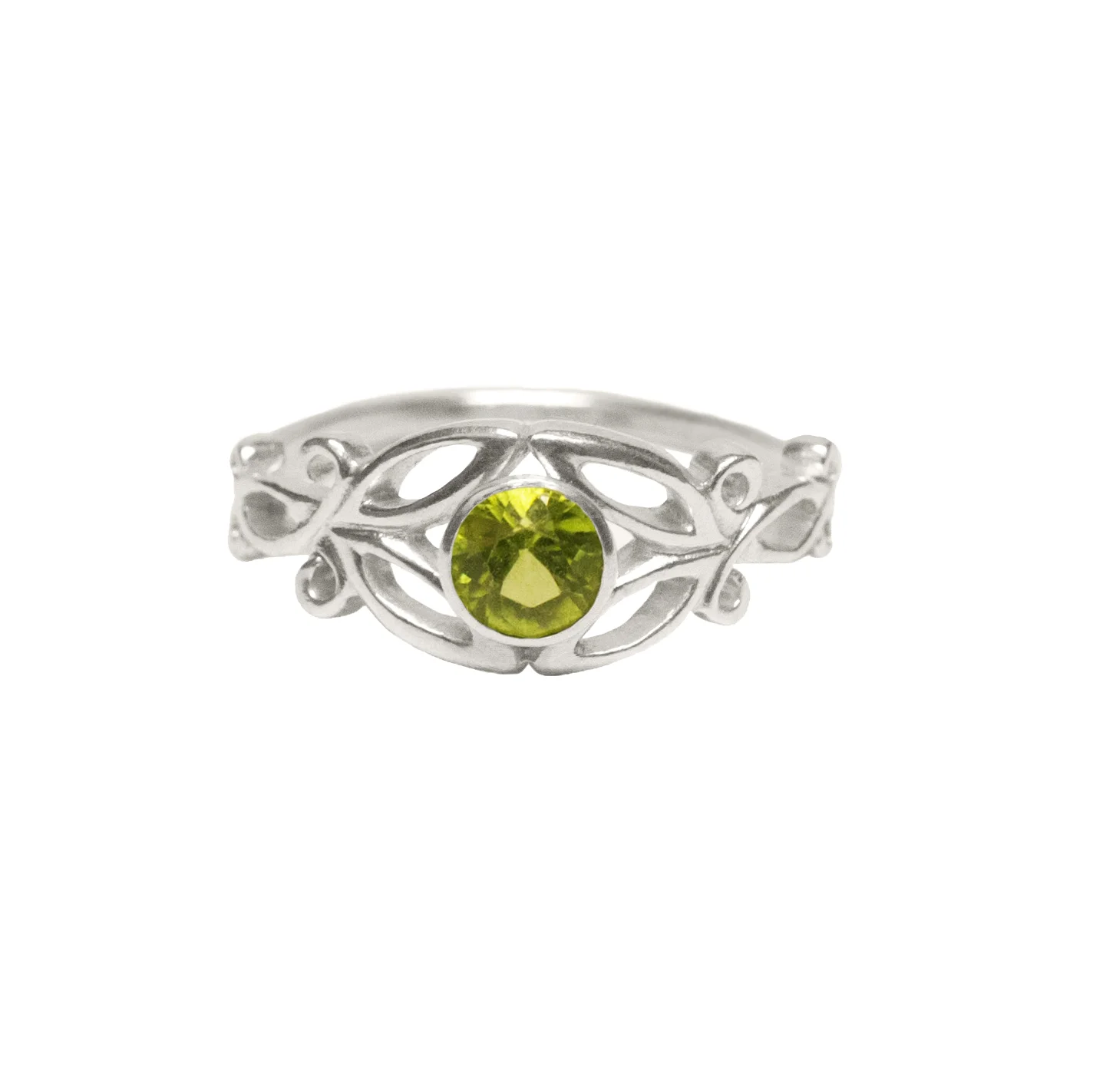 Arabesque Peridot Ring