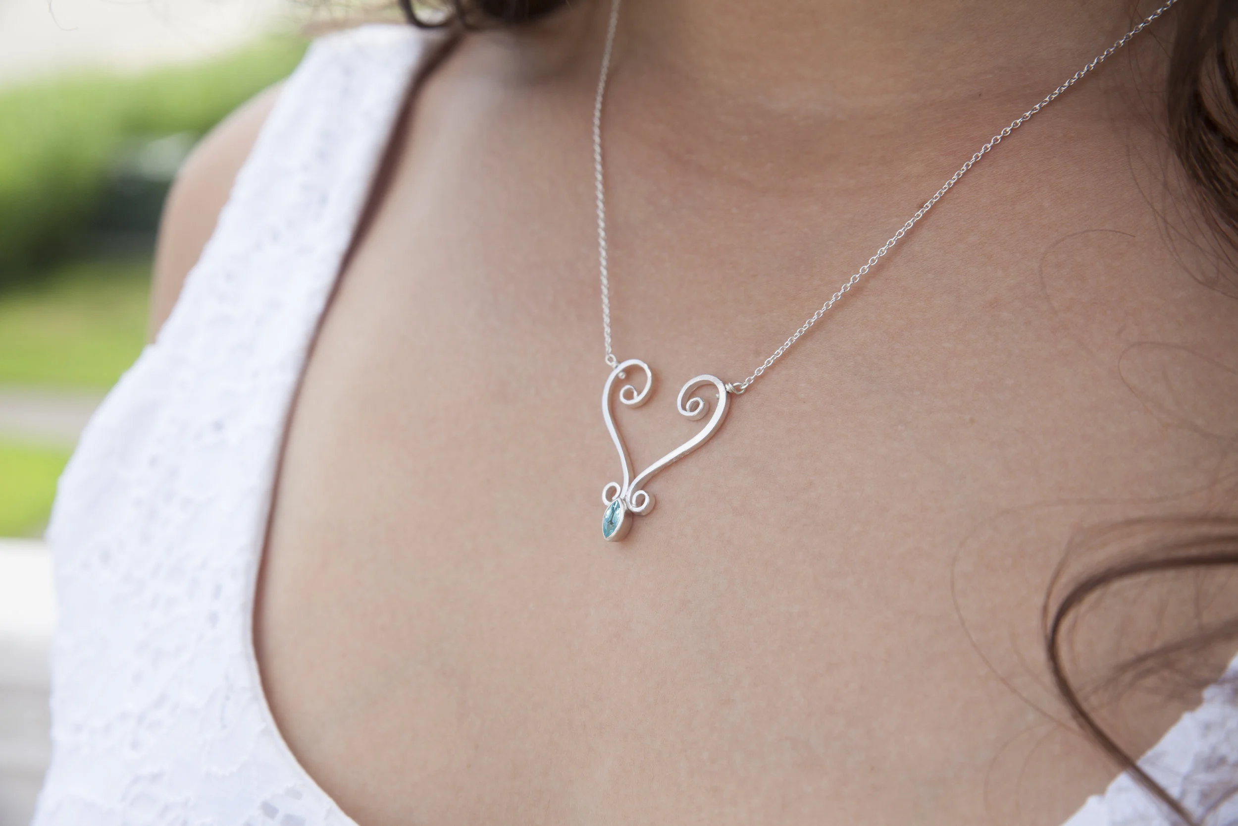 Anthemion Swiss Topaz Necklace