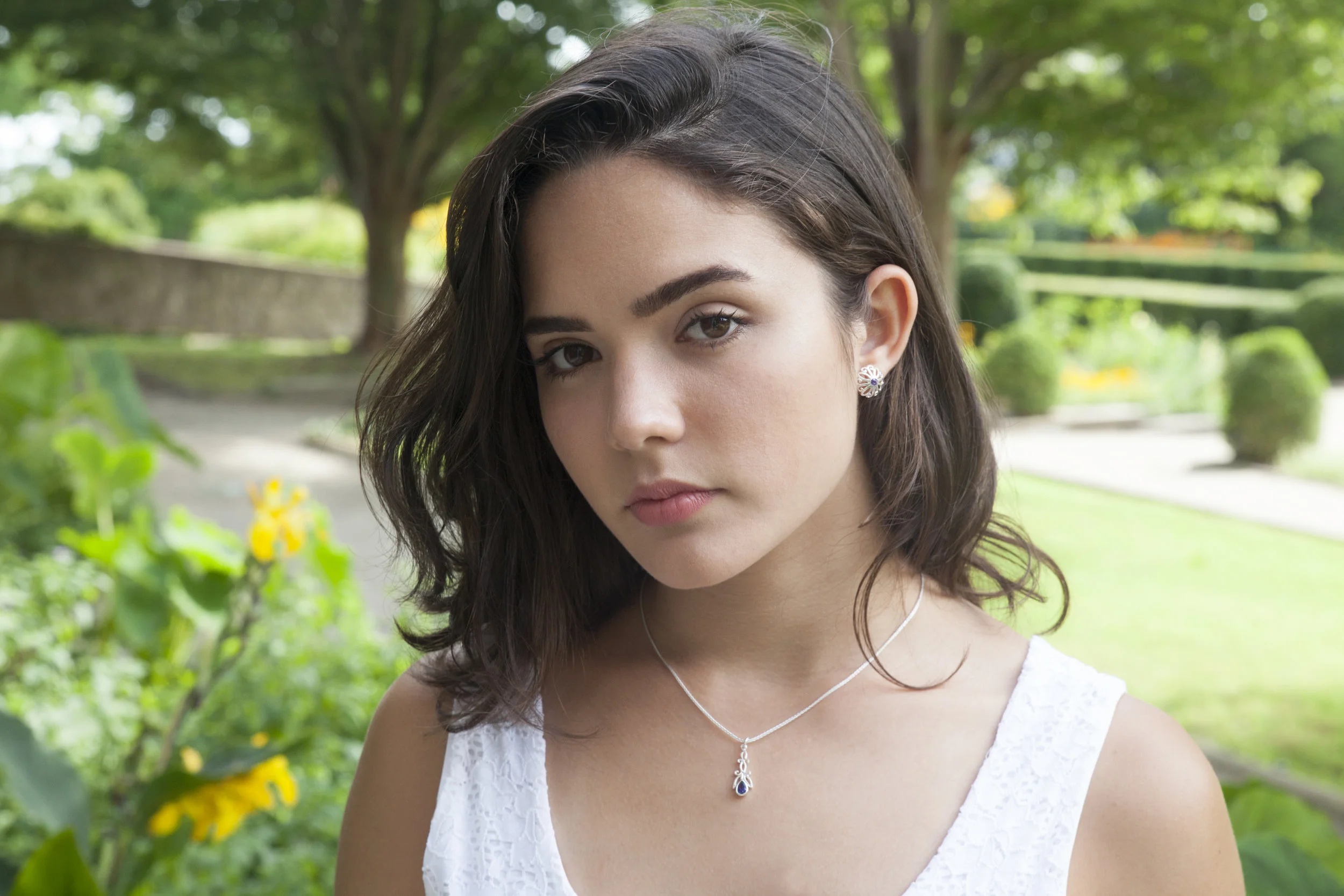 Arabesque Iolite Necklace