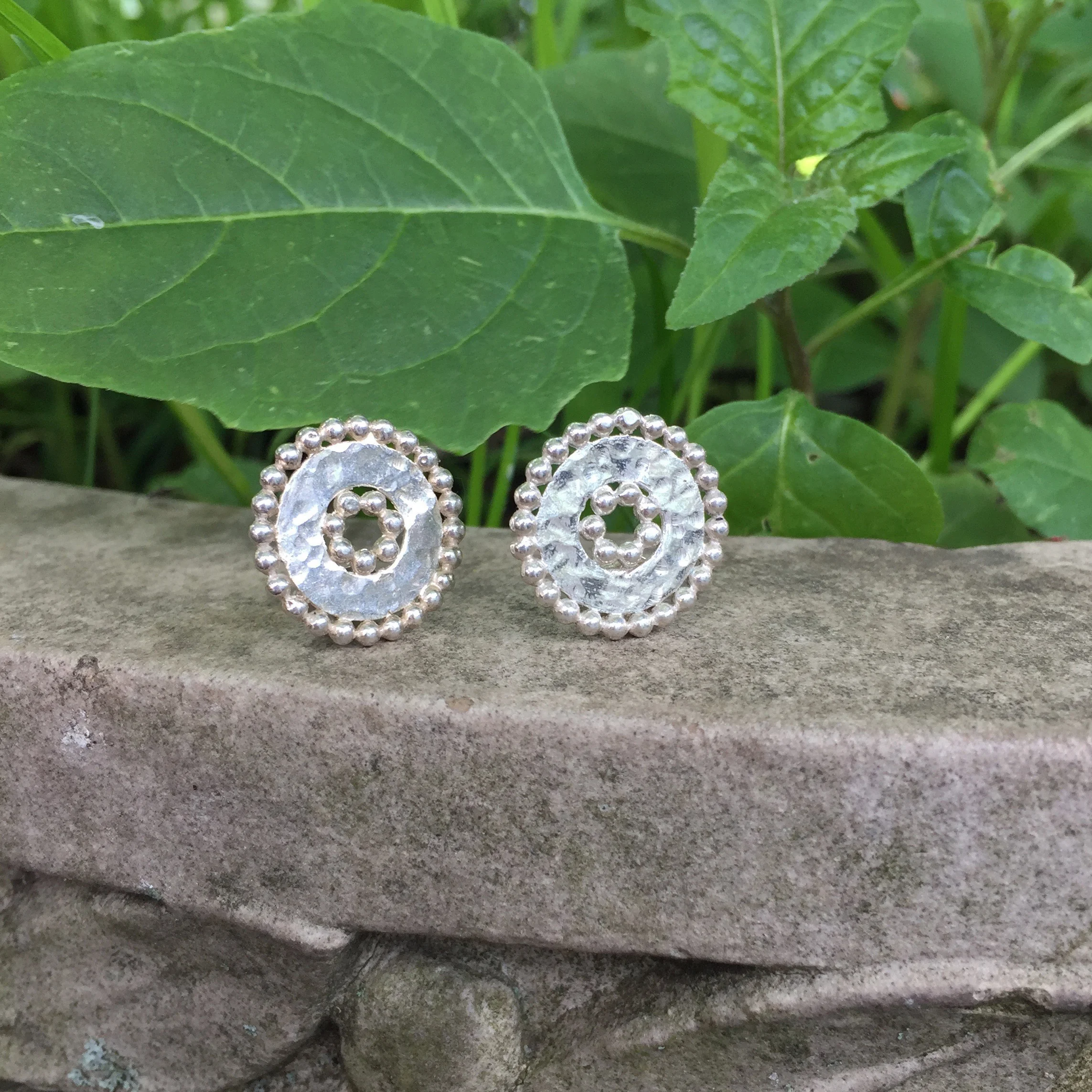 Small Trim Circle Studs