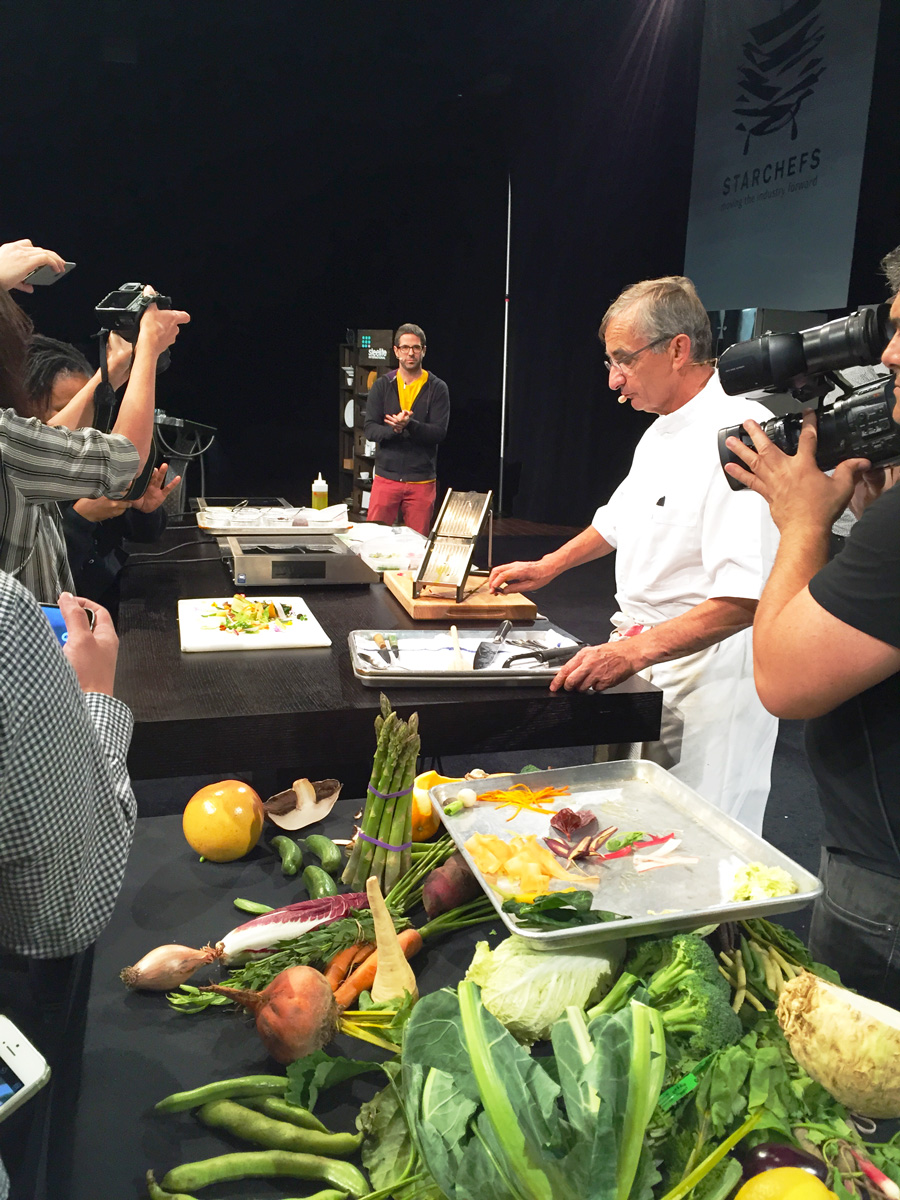 Getting up close and personal with Michel...