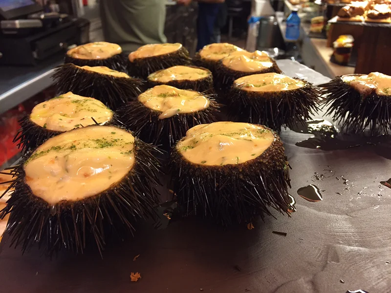 Baked uni pintxos-Zeruko, San Sebastián