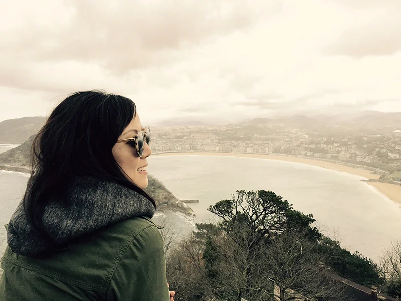 A view from the top, San Sebastián
