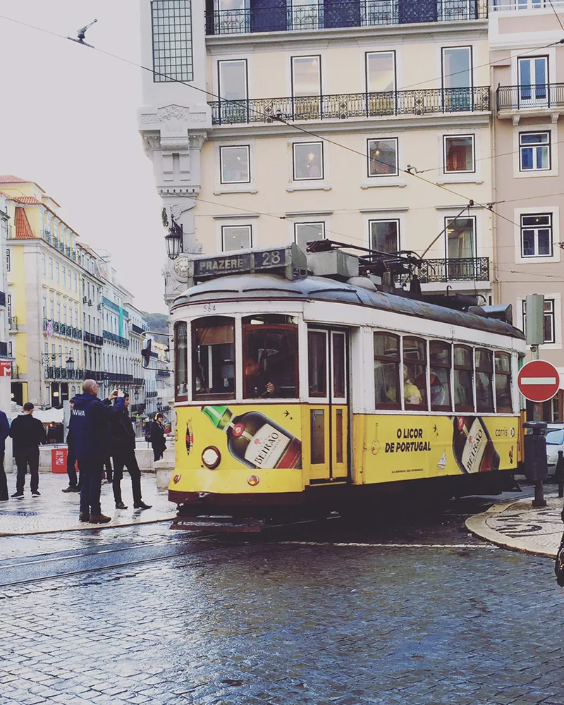 'Tram 28' that just takes you all around pretty much everywhere you need to go. Lisboa.