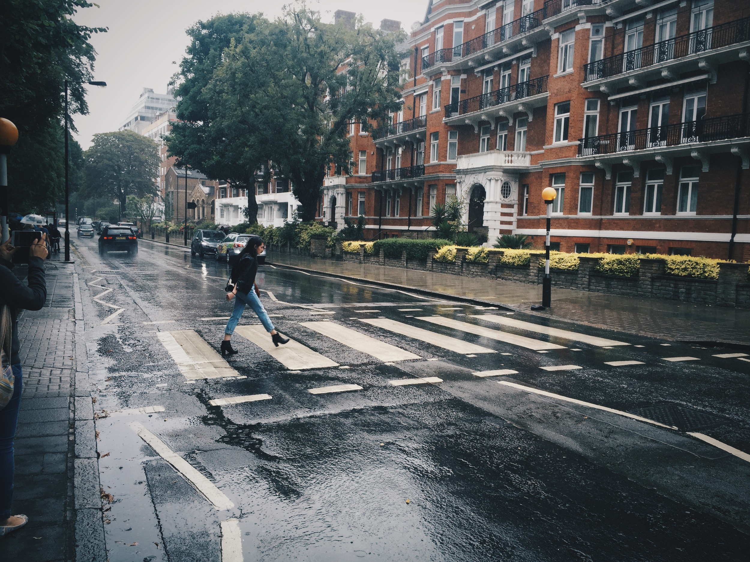 Even if you aren't the biggest Beatles fan I highly recommend that everyone should go to Abbey Road just for the sake of watching people make a fool of themselves walking back and forth across the street while avoiding getting hit by cars. I kept imagining "Frogger" while a constant Beatles soundtrack was playing. Okay, weird enough I am sitting in my favorite coffee shop and "I Want You" just came on. K, Universe you weird me out sometimes. 