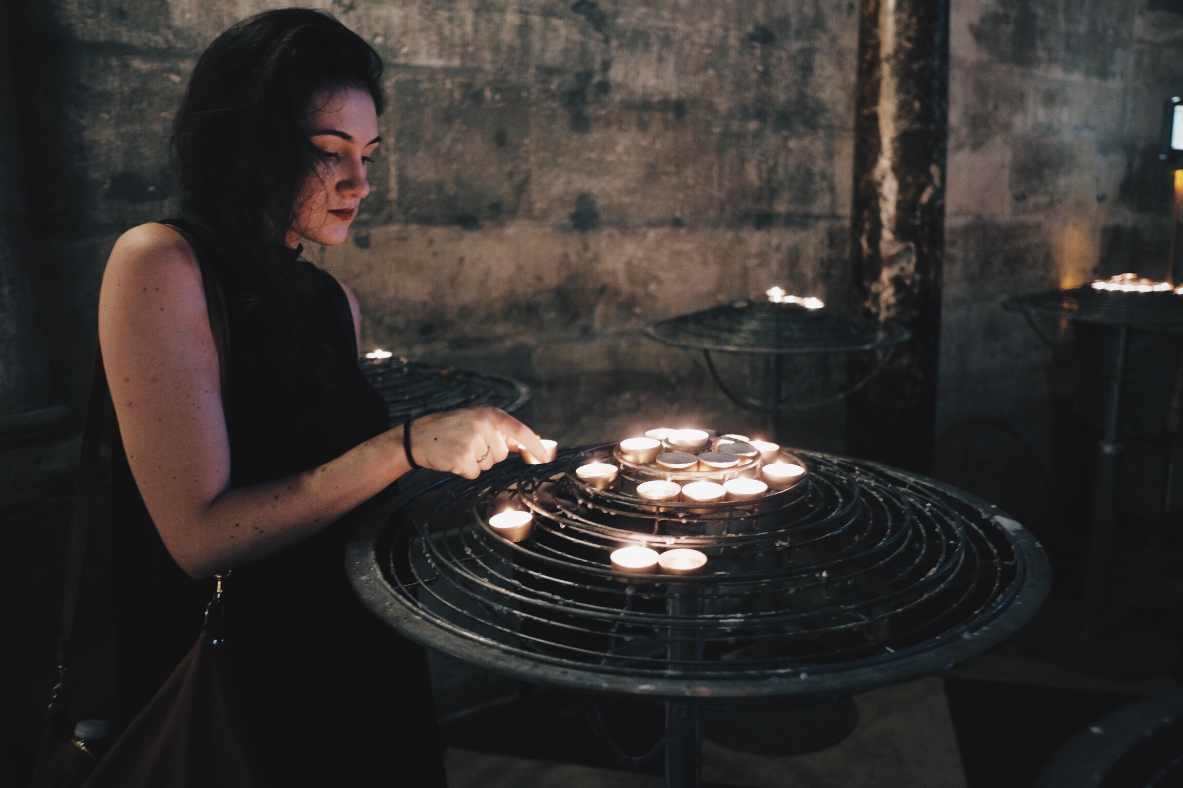 I'm not typically the emotional kind, but moreas the suffer in silence sort. But lighting one of these in my Mom's memory and being amongst the hopeless in prayer, I just completely lost it. Just being in a church from 1163 was emotional enough for me, and this is coming from someone that is not religious at all...