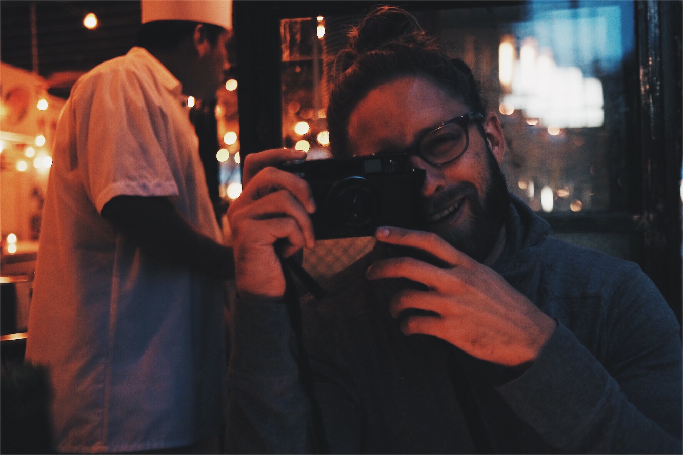 He shot me in film. I shot him in digital. Here is his counter shot of me. 
