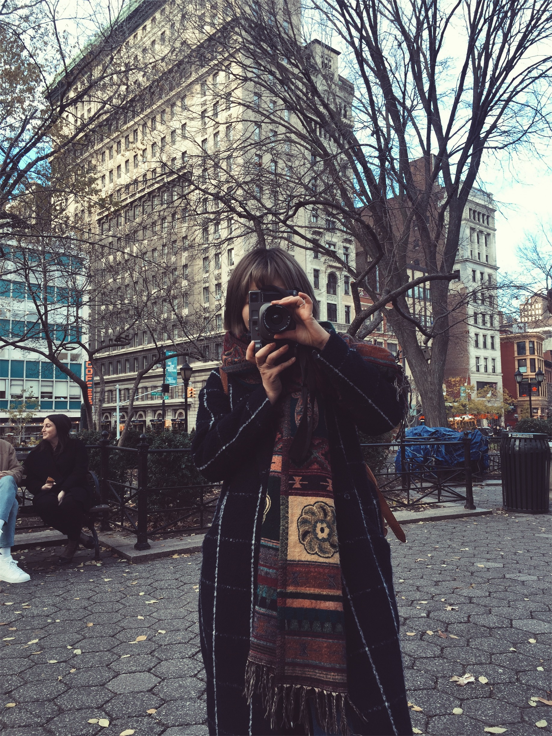 I showed her around town and she photographed me in the process. 