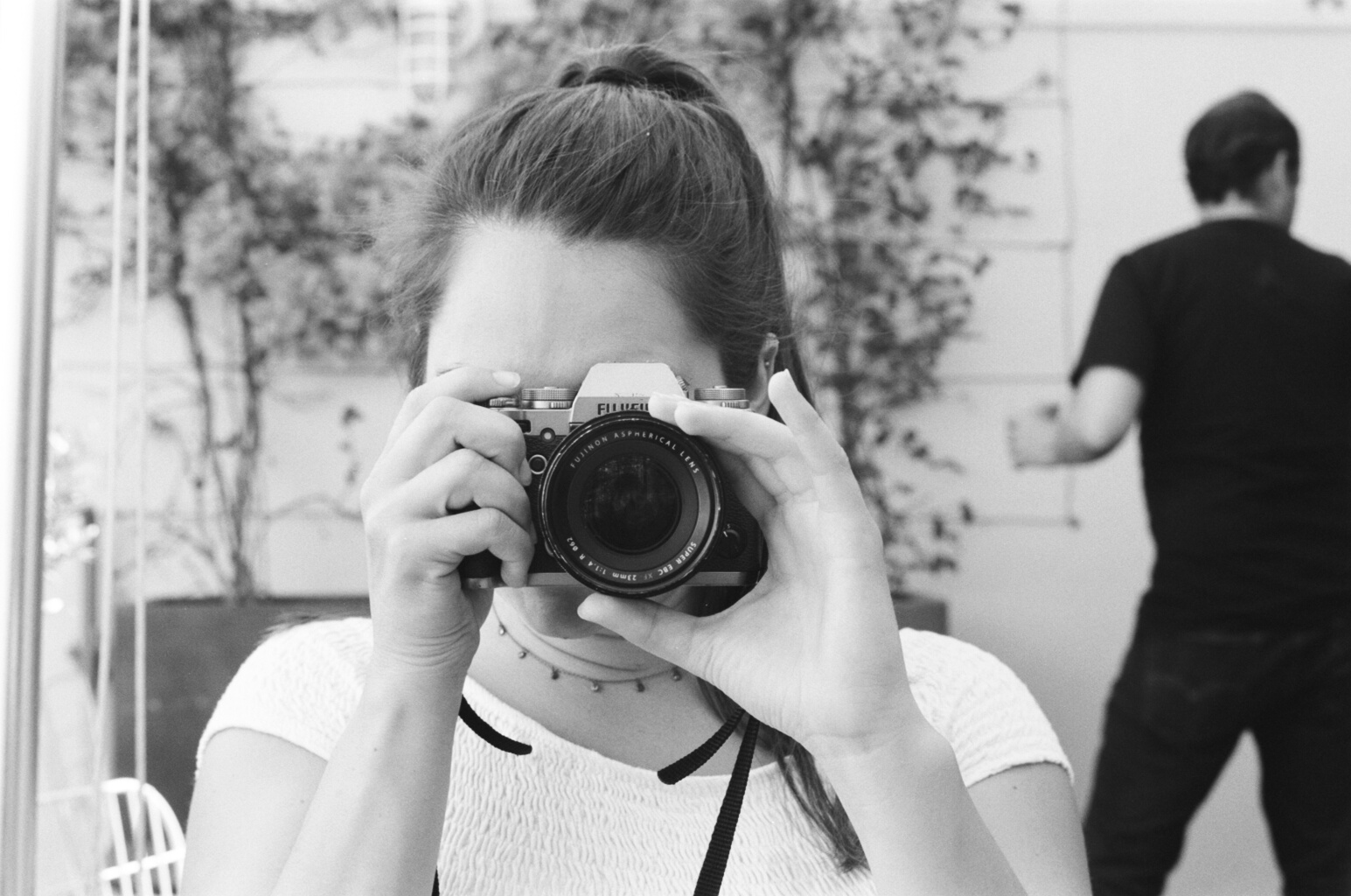 Documenting me documenting her.