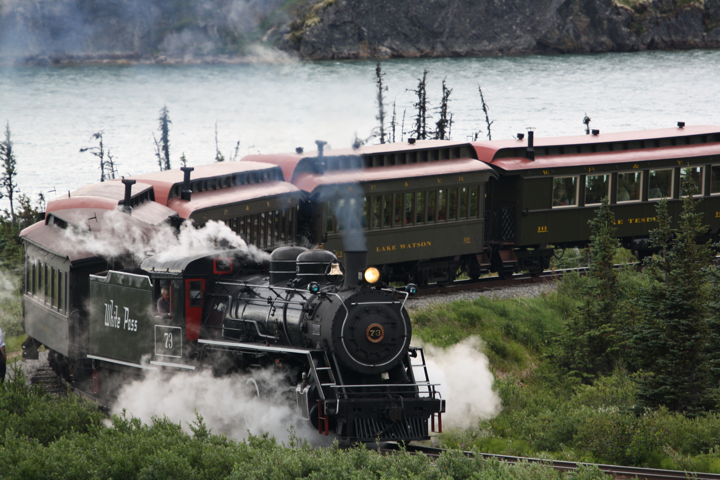 WP & Y RR photo tour from Skagway