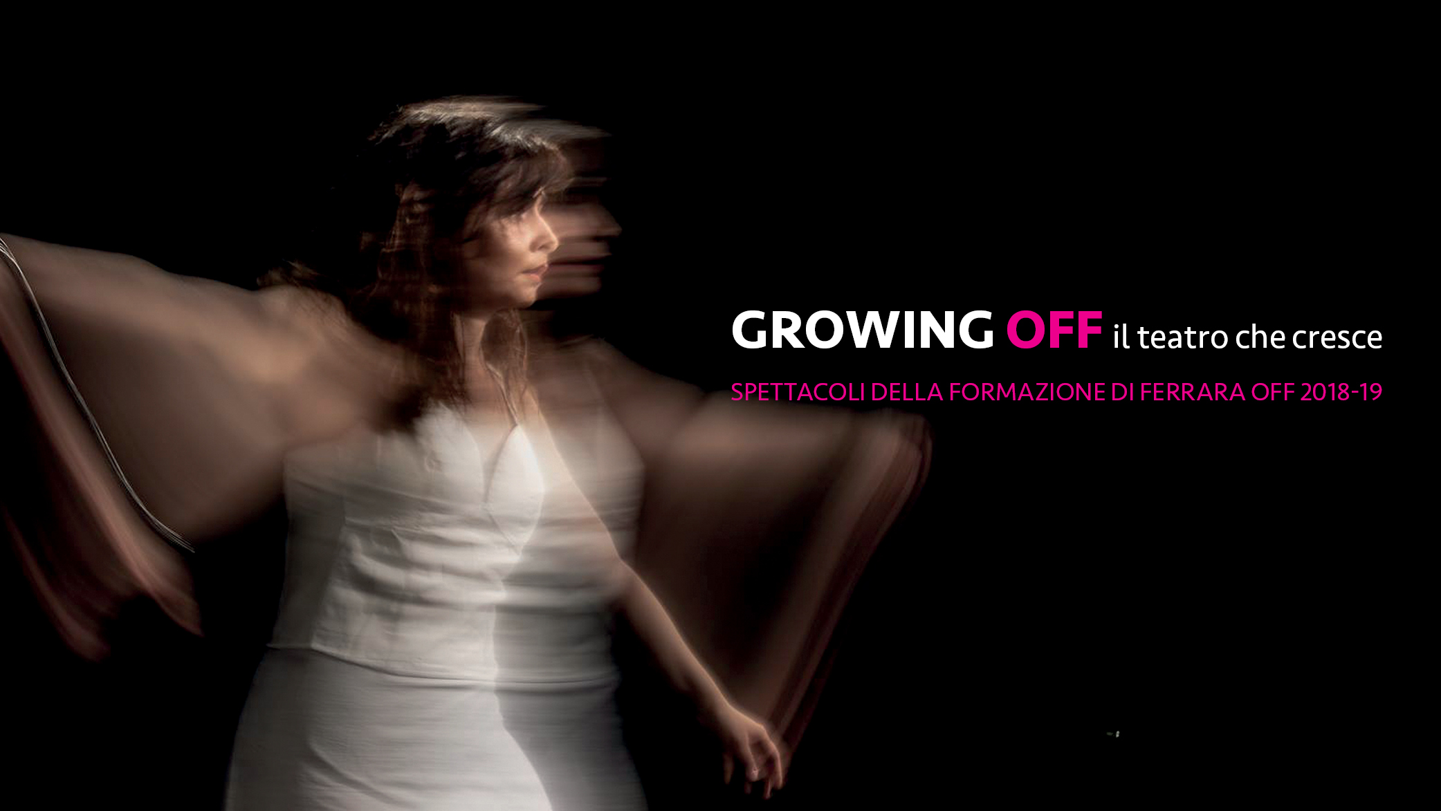 GROWING OFF il teatro che cresce SPETTACOLI DELLA FORMAZIONE DI FERRARA OFF 2018-19