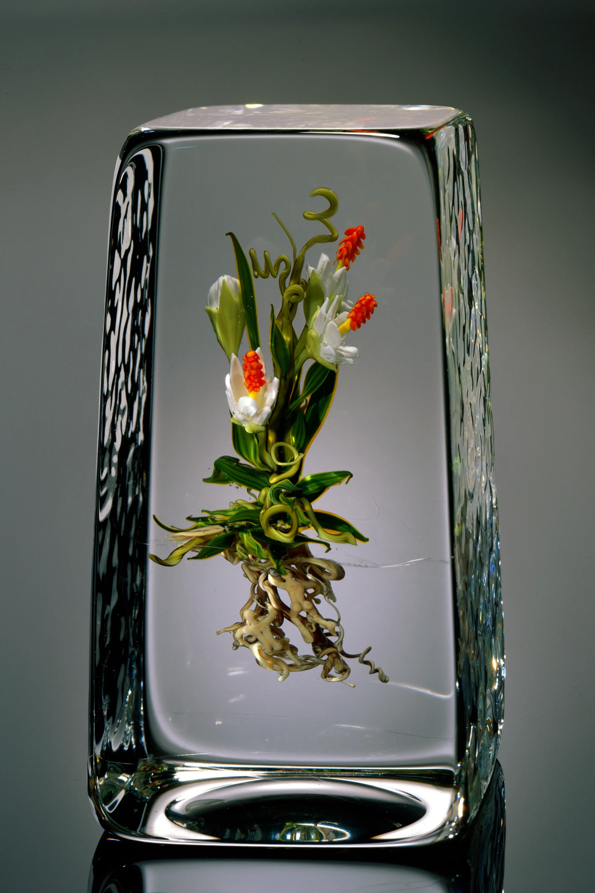 glass art, glass flowers — Paul J. Stankard