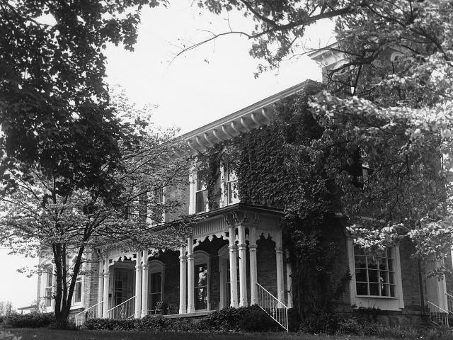 Found on the National Register for Historic Places, the Pendleton House is located at 403 East Union Street, Hartford. The home is named "Hillside" and was built between 1861 and 1866 by Dr. John E. Pendleton, a prominent Hartford doctor.