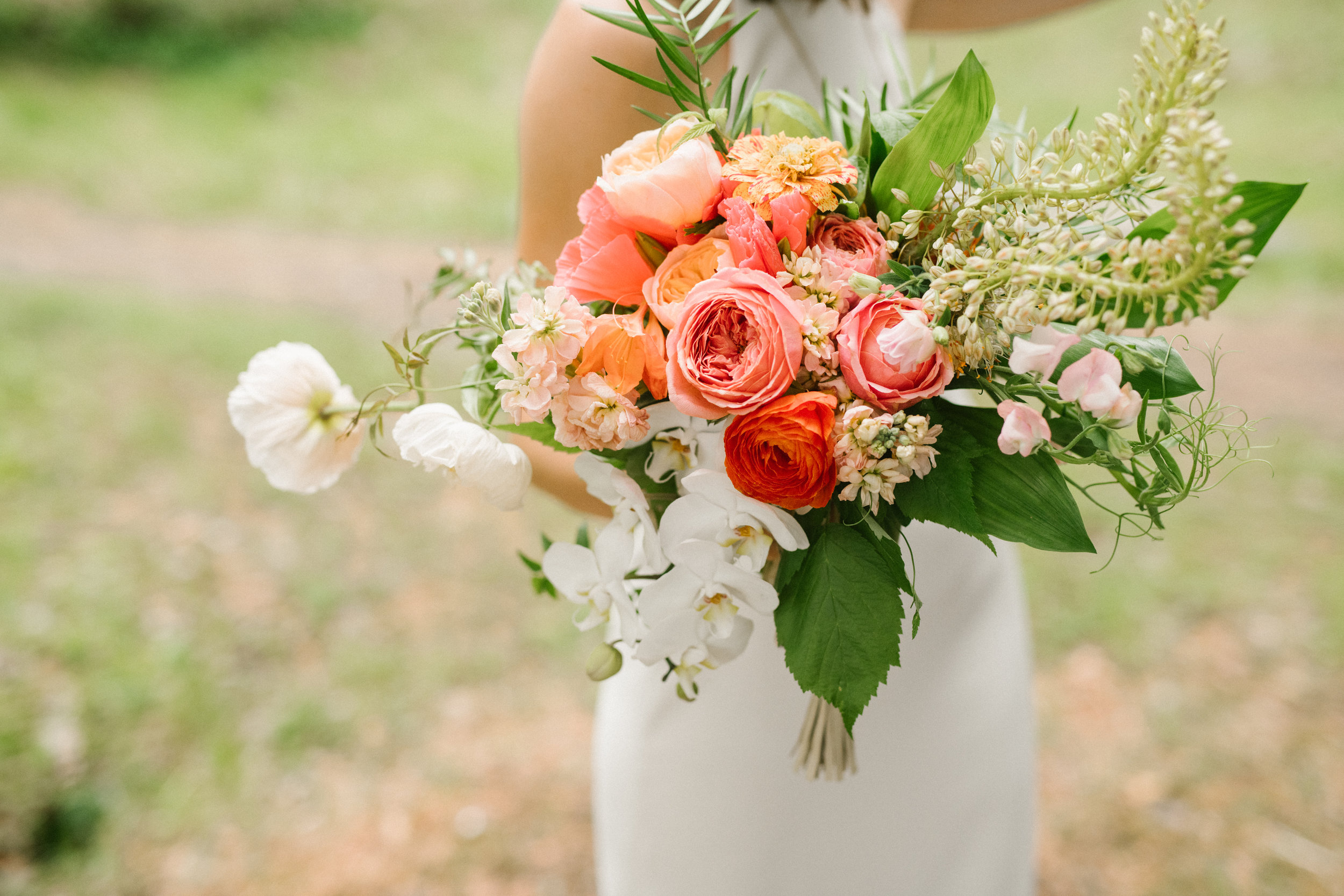 Blush Boutonniere/Pin-on Corsage — Saffron & Grey, Couture Floral Design