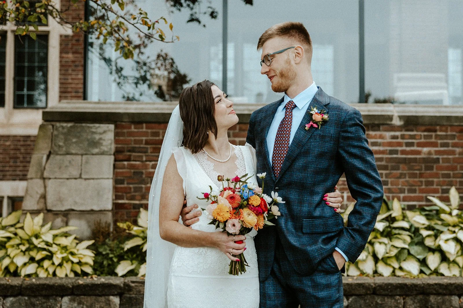Annie + Mitchell — Saffron & Grey Couture Floral Design Duluth MN