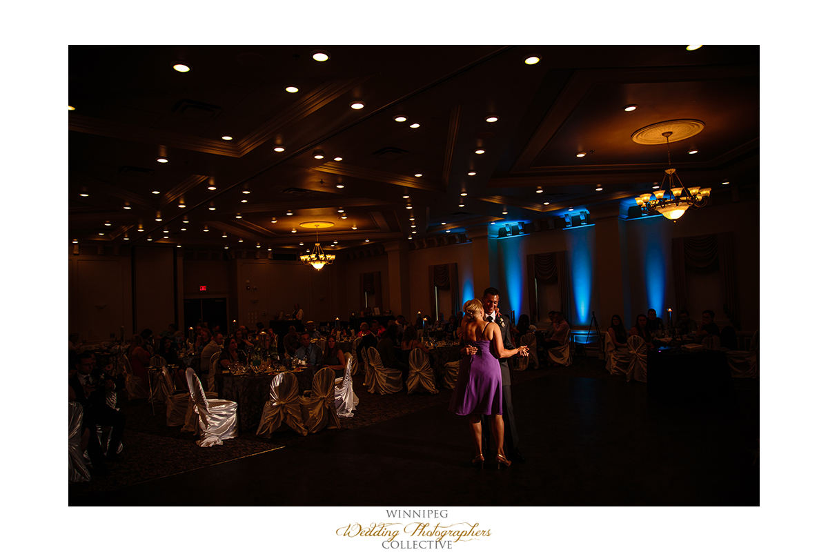 Best Western Winnipeg wedding reception photo
