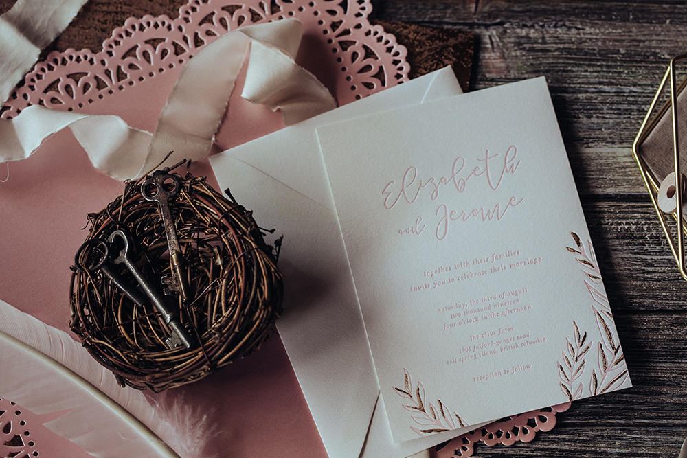 Lily Blossom Wedding Invites