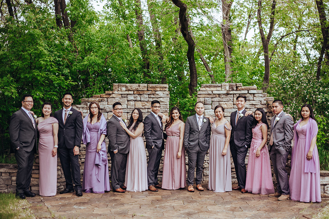 Evergreen Village Wedding Party photo