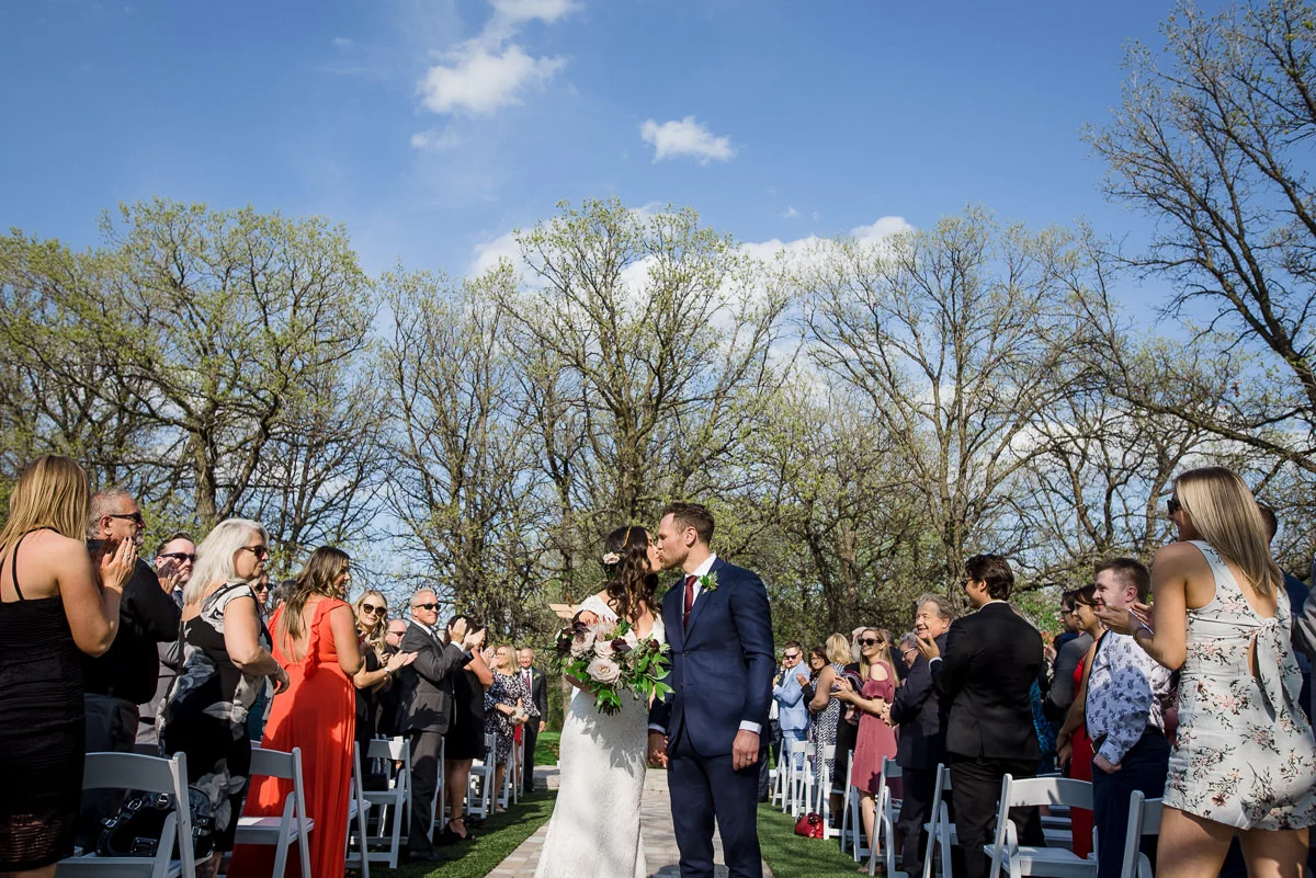 St. Boniface Golf Course wedding photo