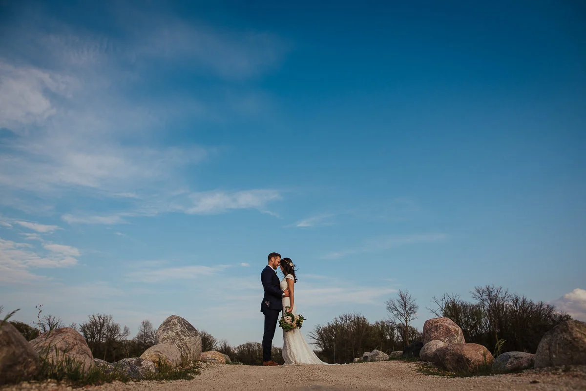 St. Boniface Golf Course wedding photo bride groom