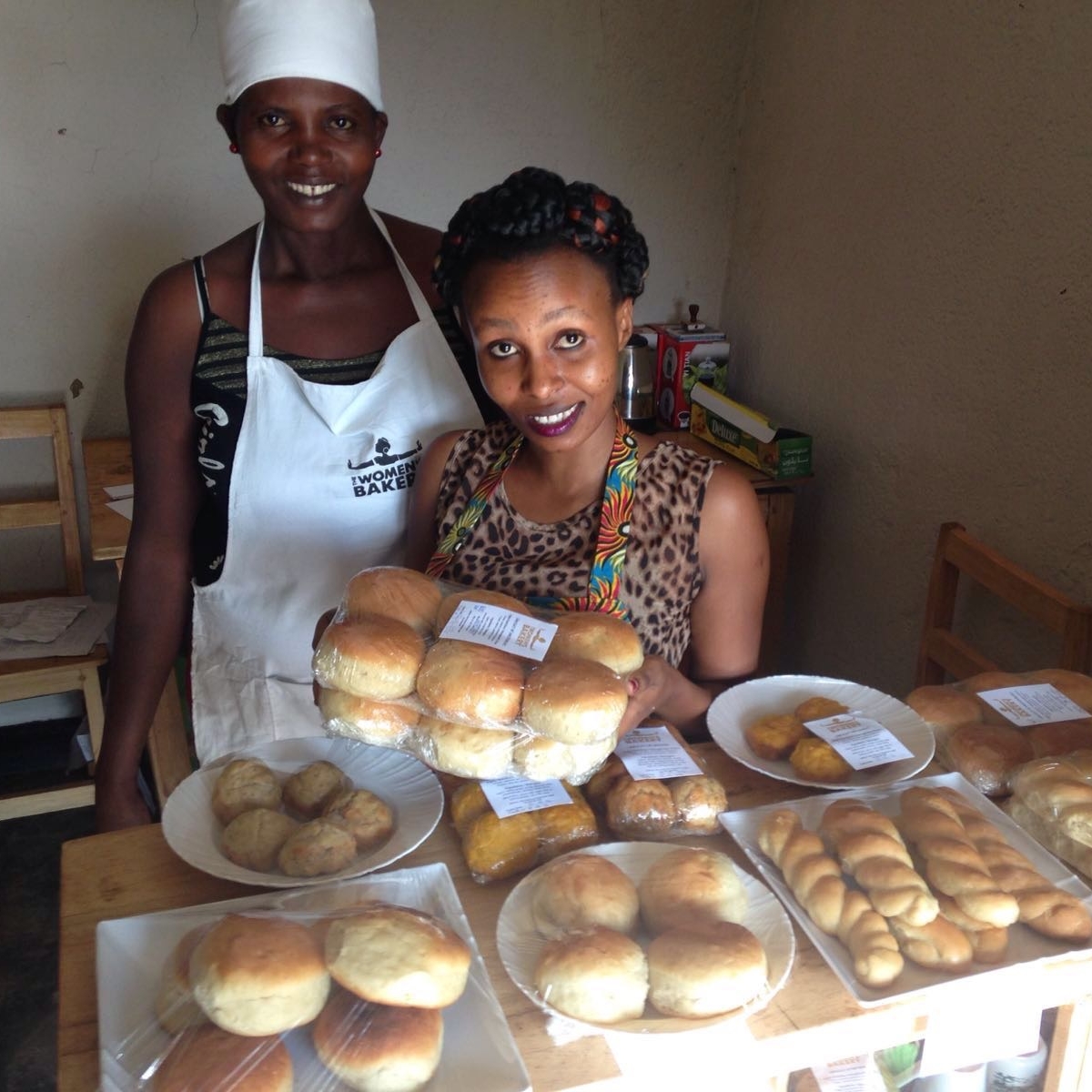 Operations and sales at the Kigali Bakery, 2016.