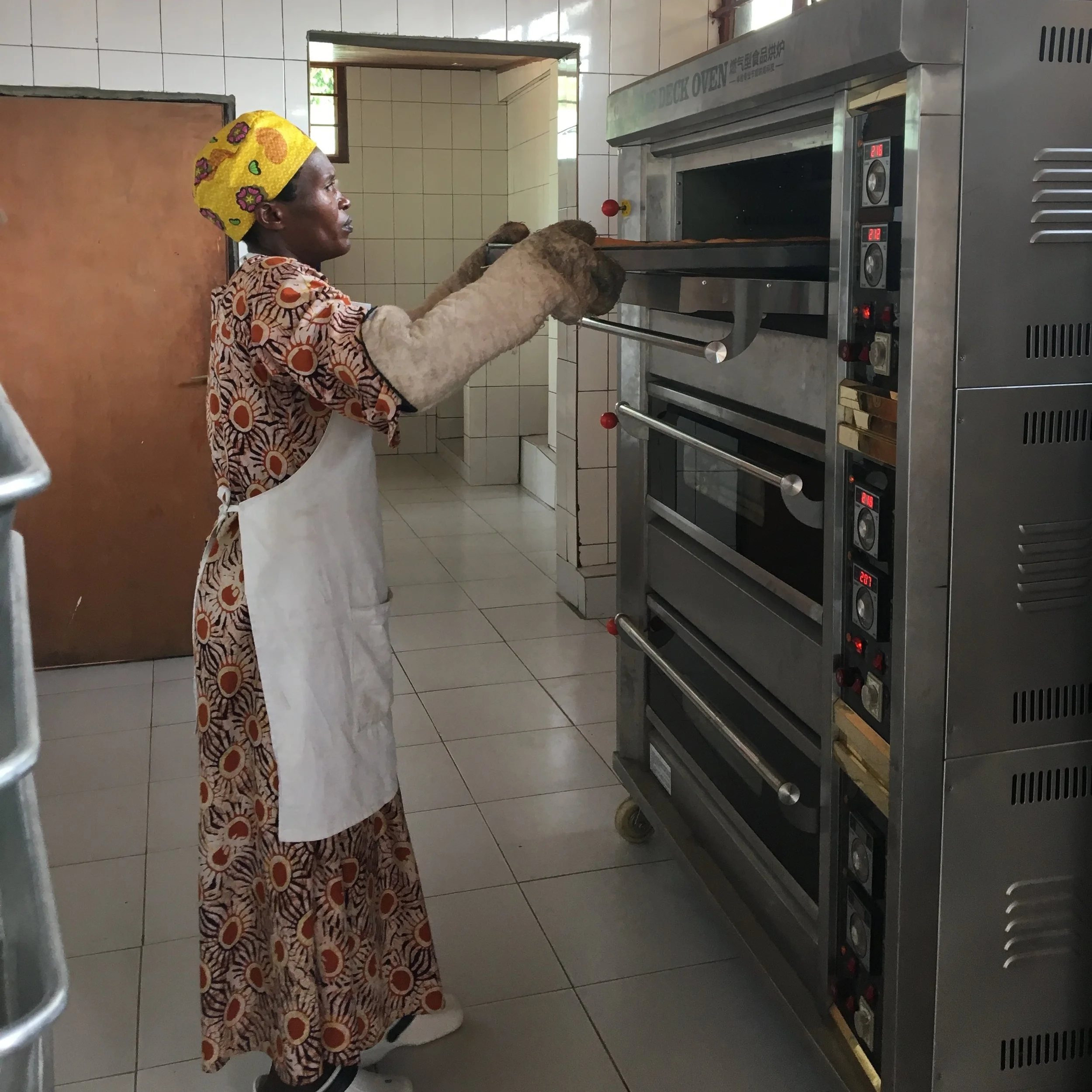 Baking at our new flagship bakery (with new ovens!), 2018
