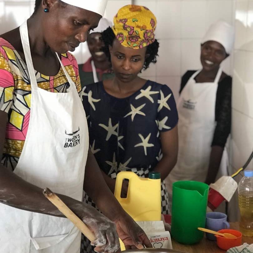 Morning production in the kitchen, 2018. 