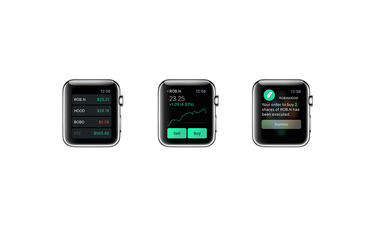 robinhood for apple watch