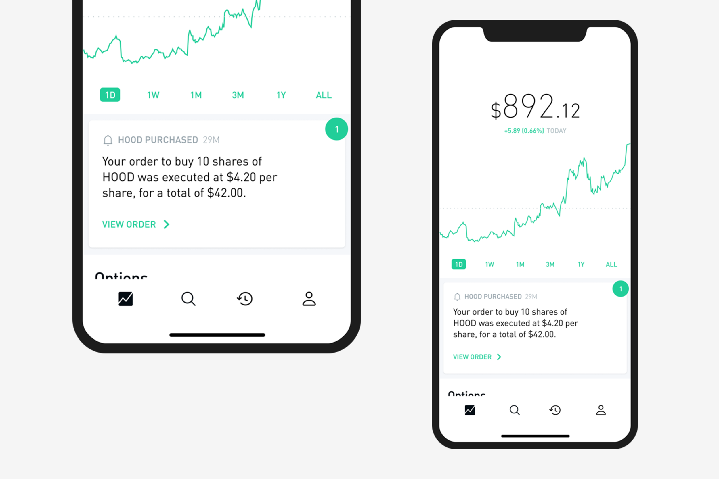 robinhood sign agreement in app to trade