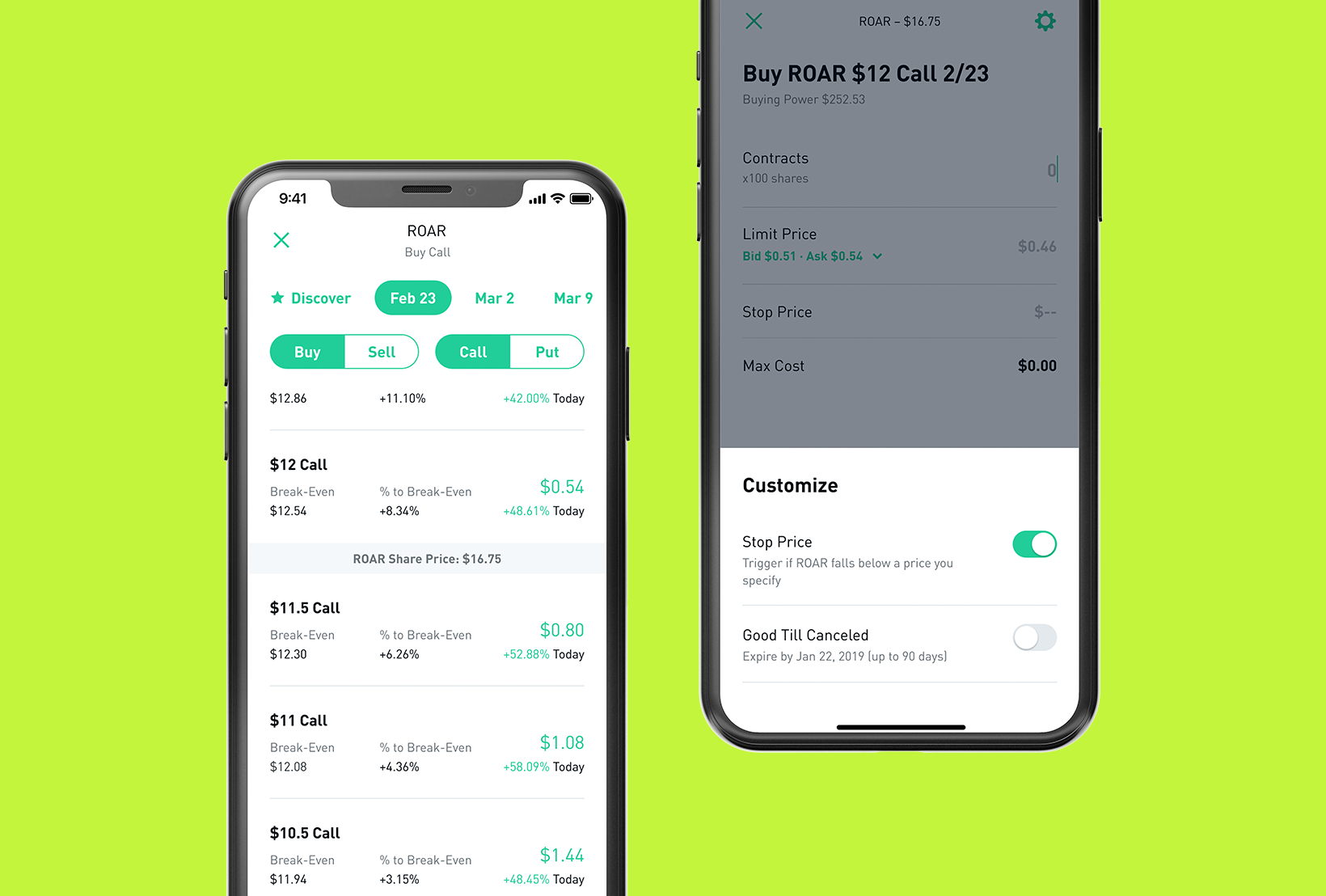 Robinhood Stop-Loss and Limit Orders on Stocks and ETFs: Commission and How To Enter