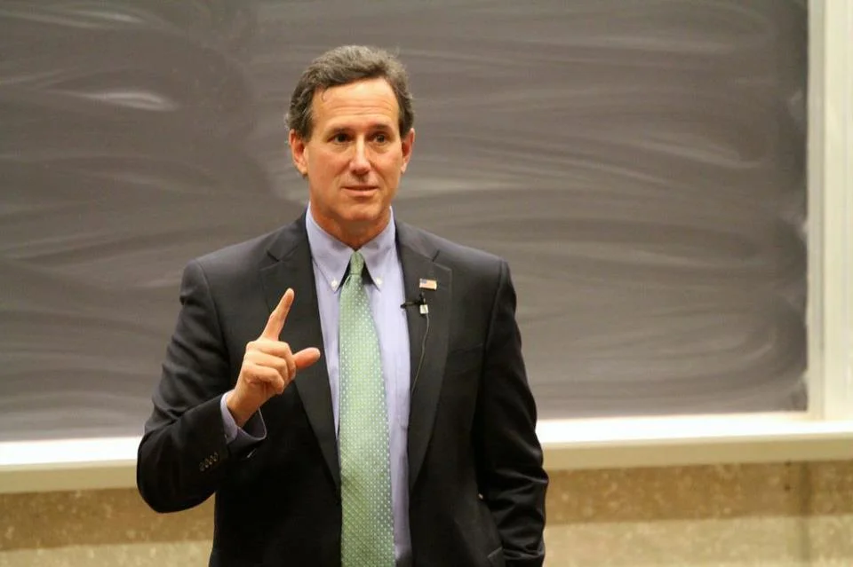 Former US Senator and Republican Presidential Candidate Rick Santorum speaks at Johns Hopkins for FAS '13 series.