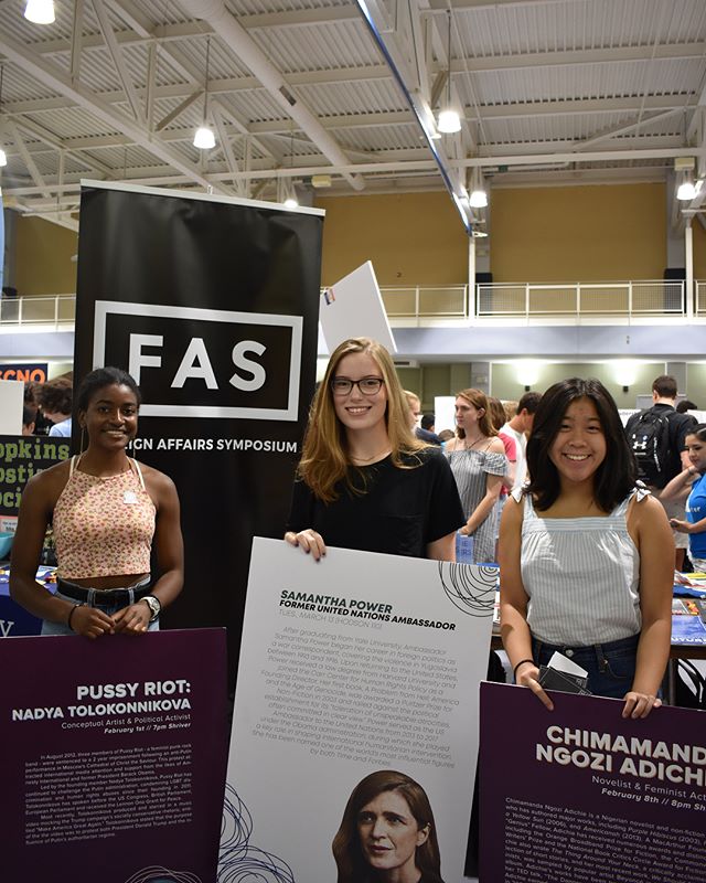 Thank you to everyone who came out and spoke to our staff members at the student involvement fair! Don&rsquo;t forget - applications are due September 14th! (Link in bio) #jhufas