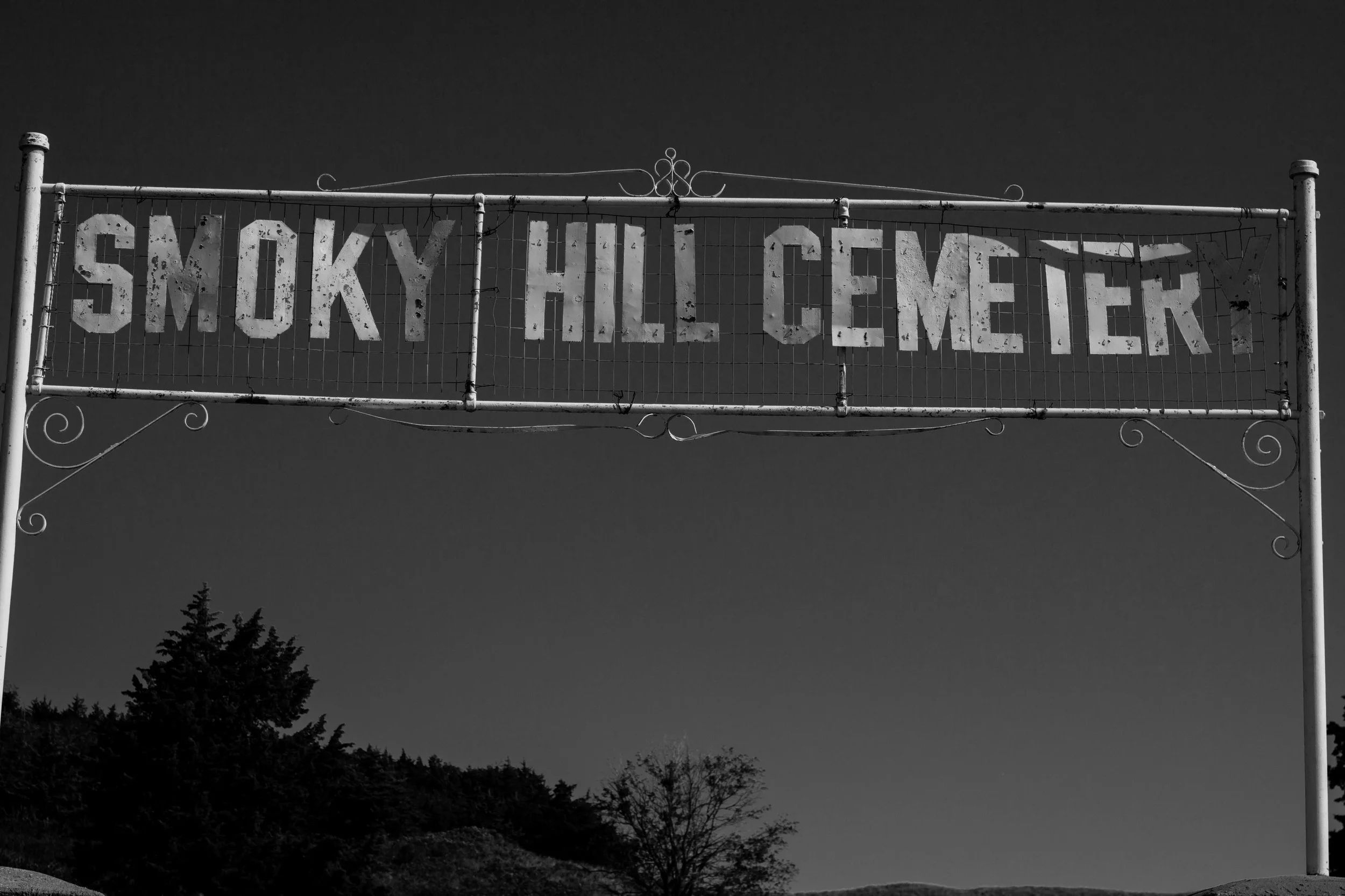 Smokey Hill Cemetery at the bottom of the hill where Coronado Heights is located.