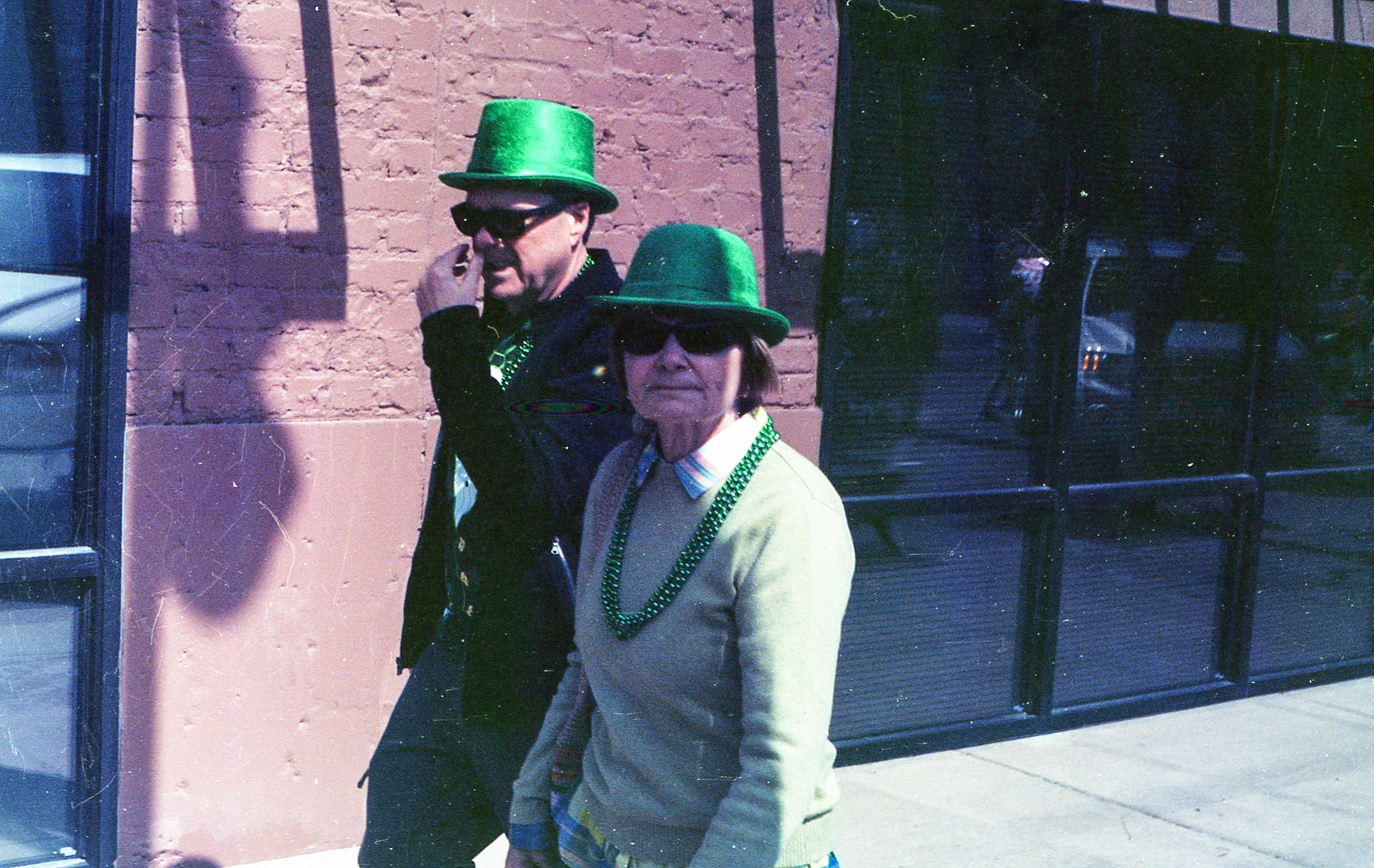 That leprechaun was digging for gold. 