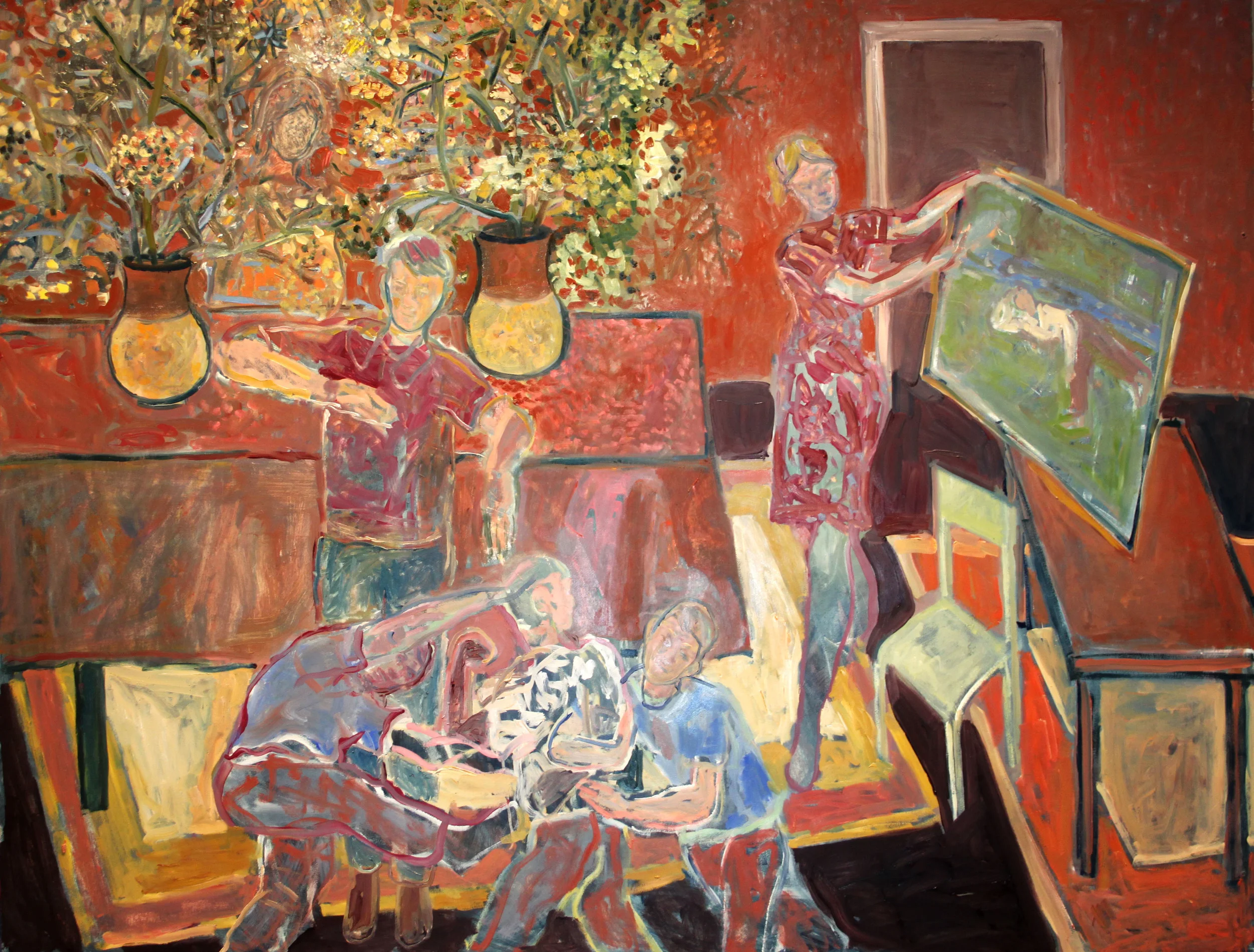 SOLD Oil on Board 970mm x 1240mm.