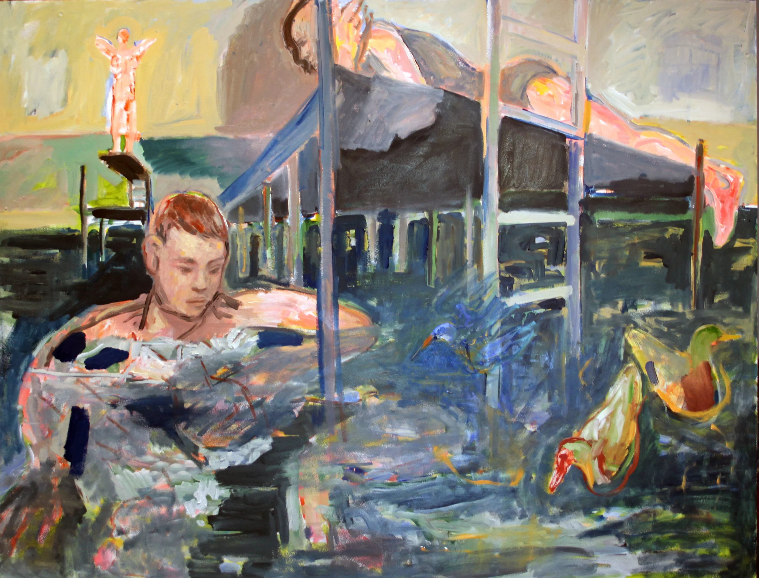 SOLD Oil on Board 970mm x 1240mm.