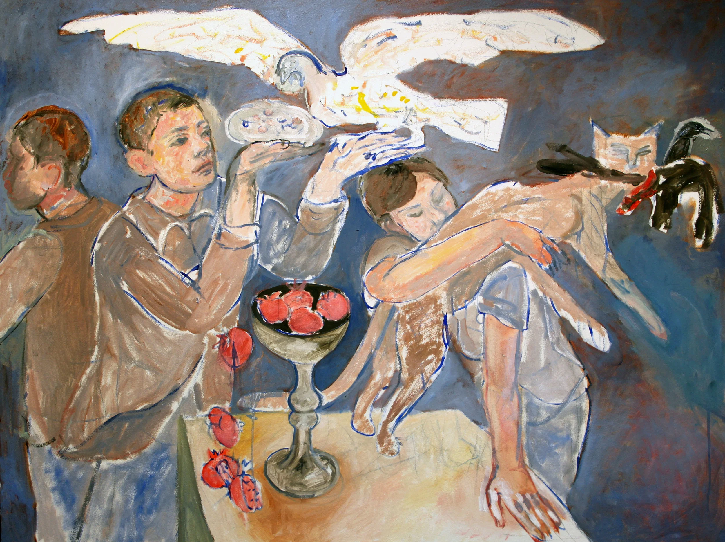 SOLD Oil on Board 970mm x 1240mm.