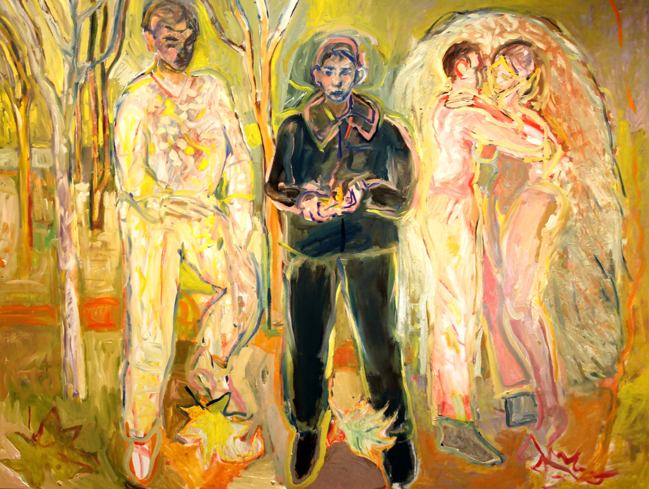 SOLD Oil on Board 970mm x 1240mm.