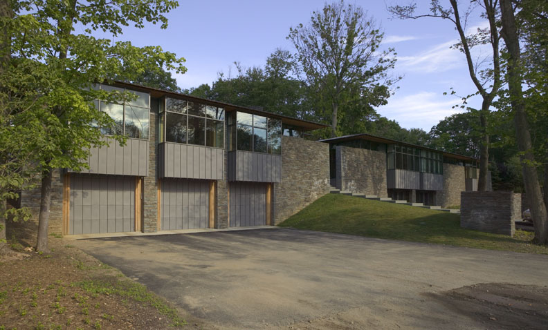 large perfect garage modern home