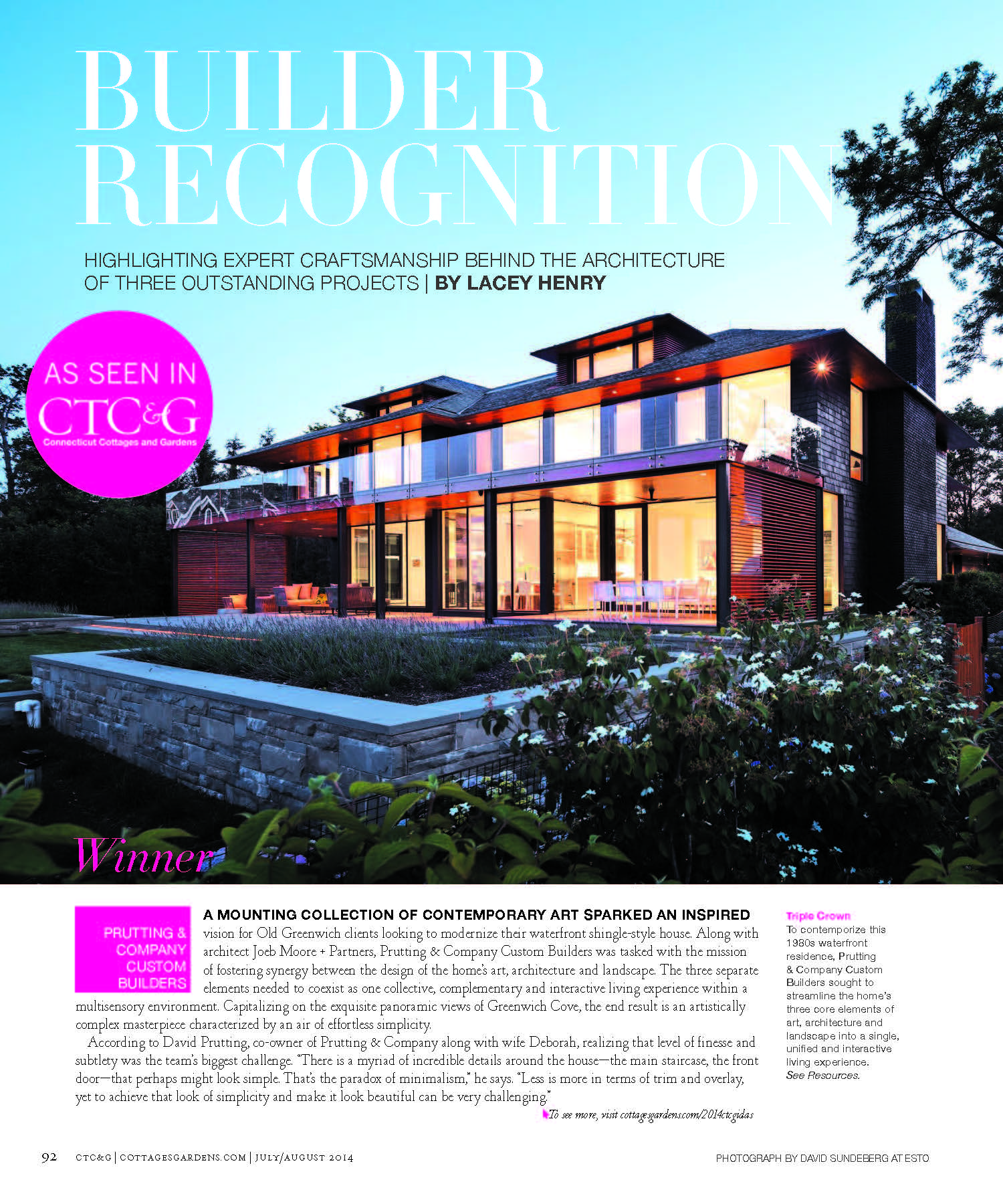 As seen in Cottages & Gardens Publications