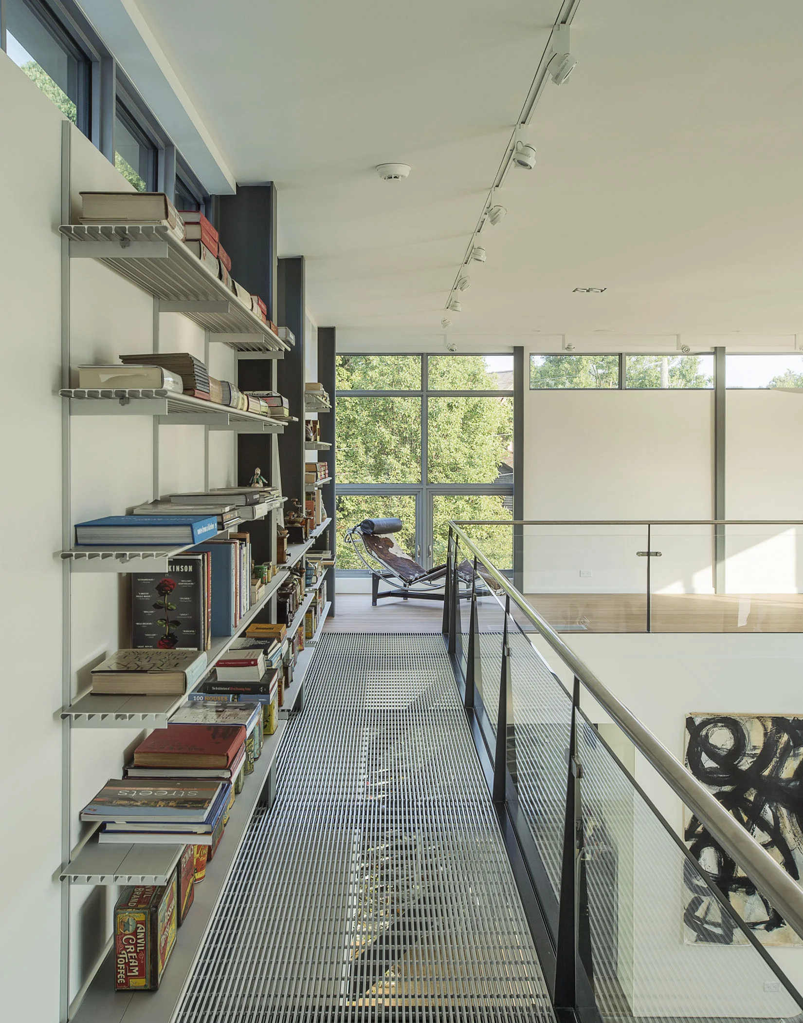 custom luxury home library study on the water