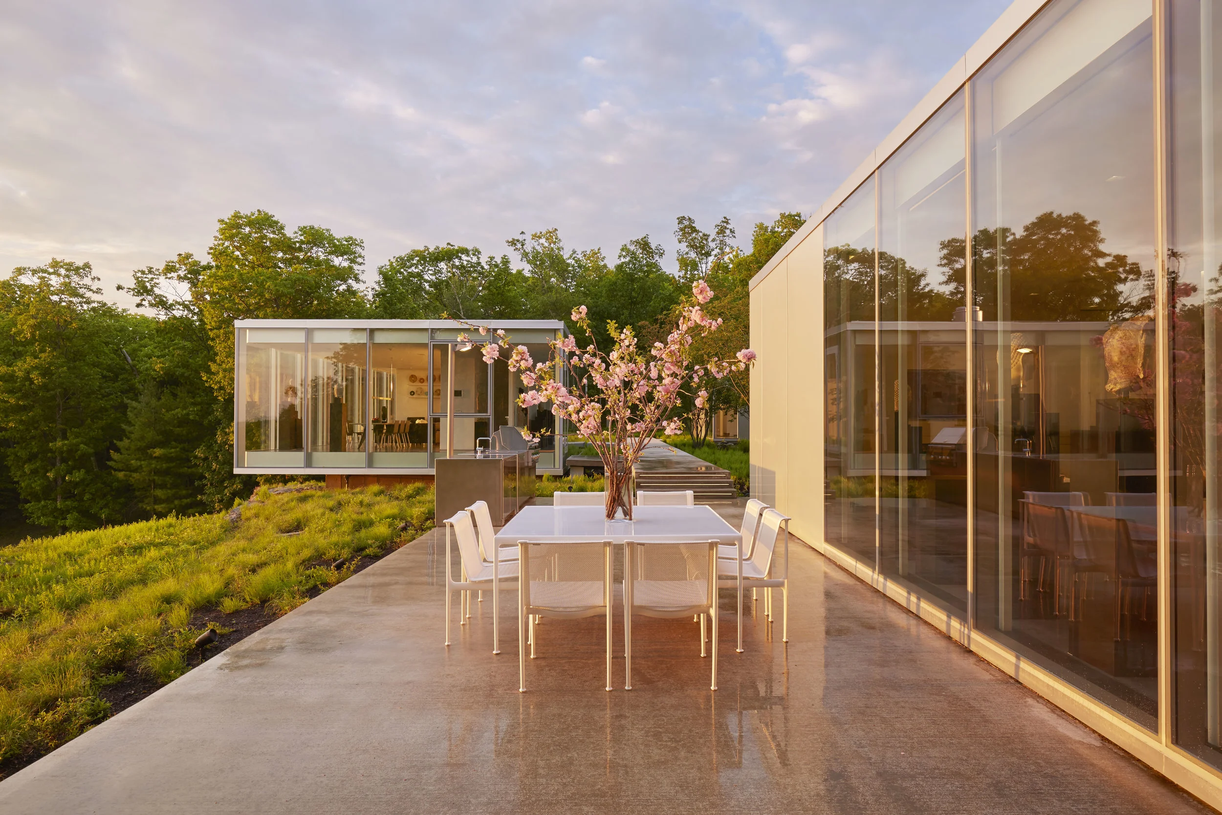 Toshiko Mori House at Sunset