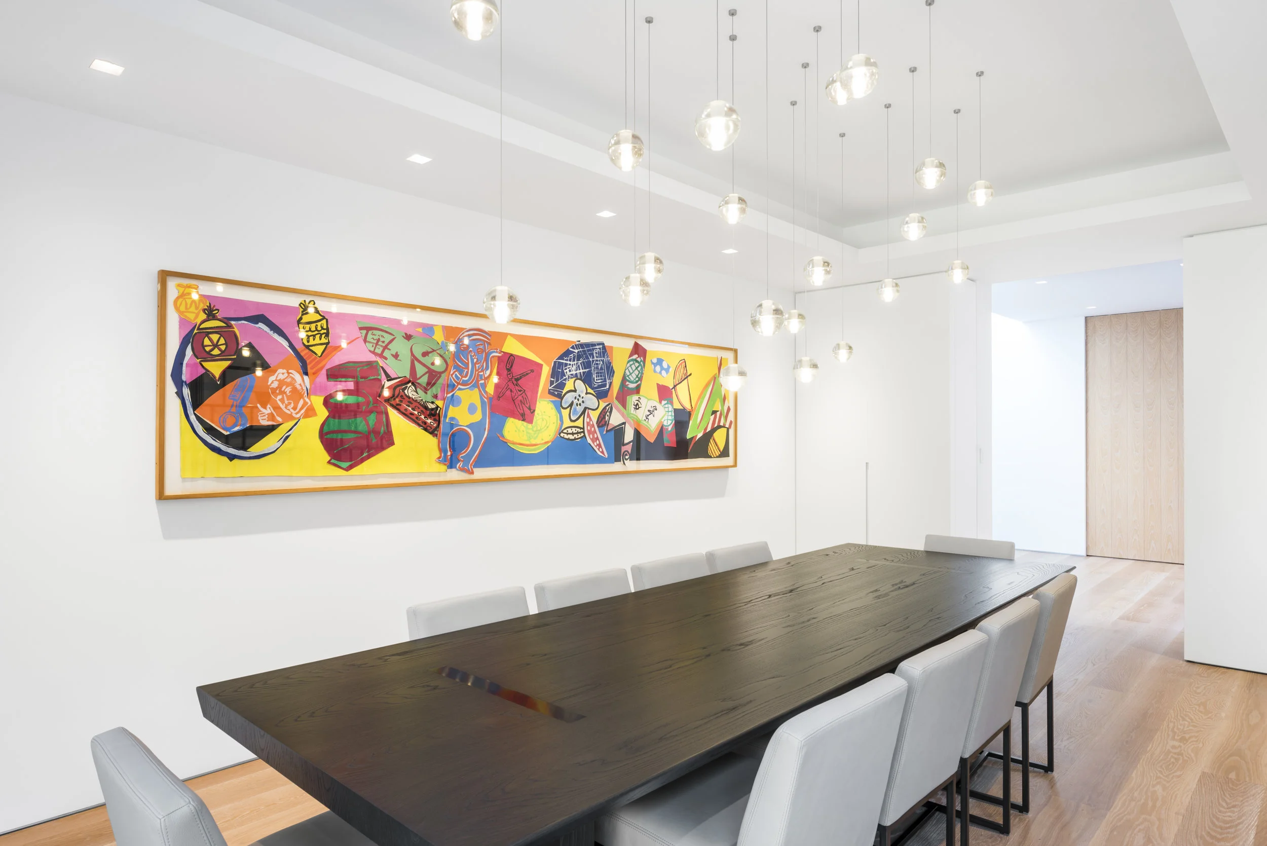 Clean Modern luxury dining room