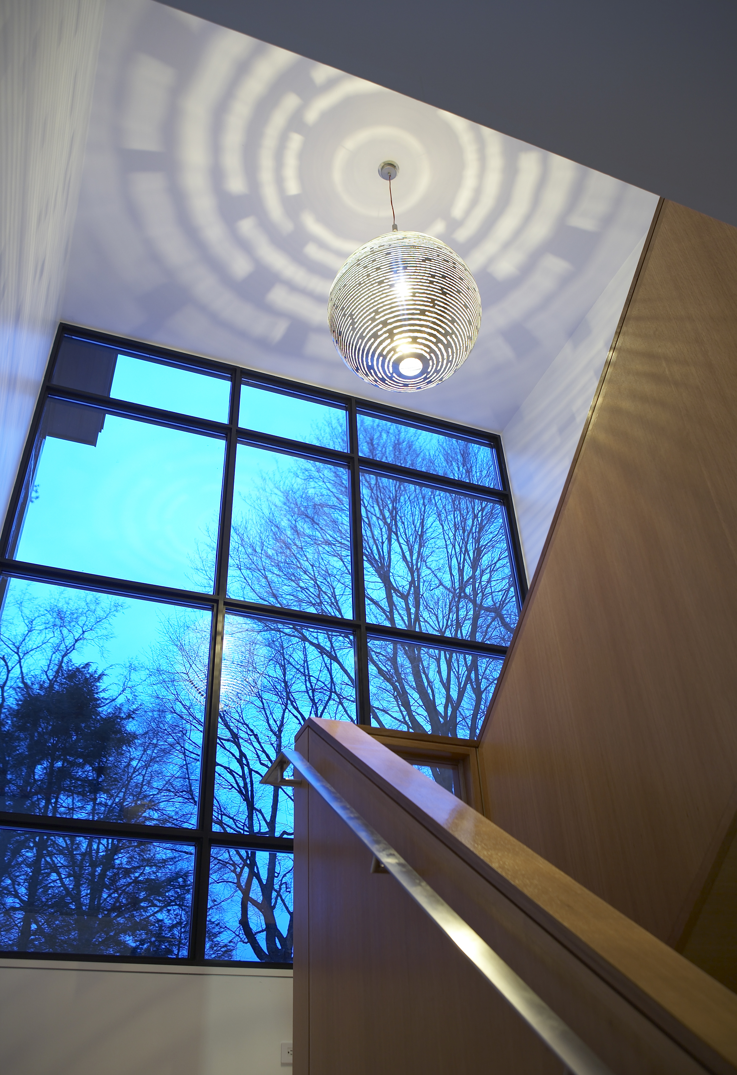 cool light staircase pendant lighting
