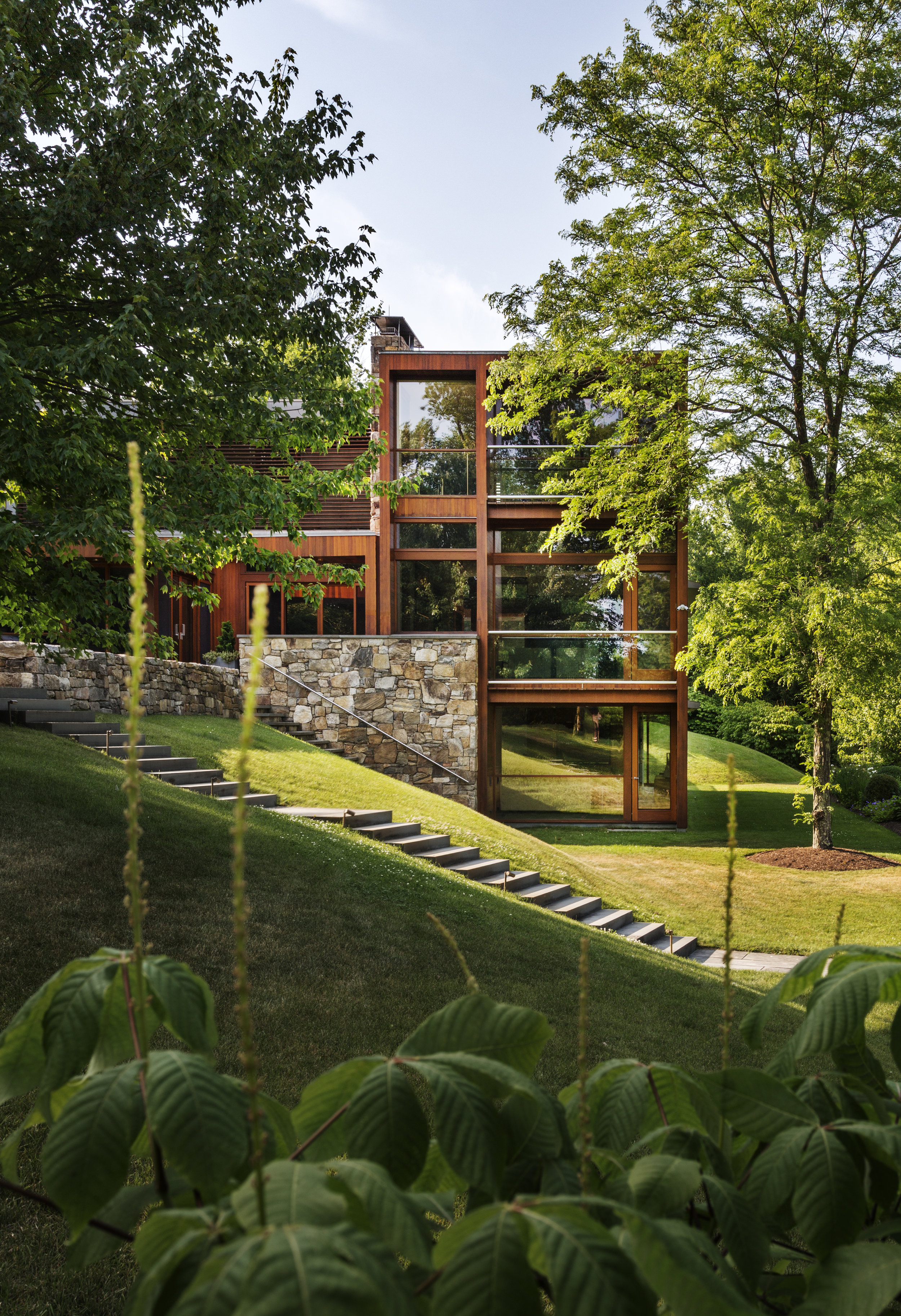 stone staircase landscape