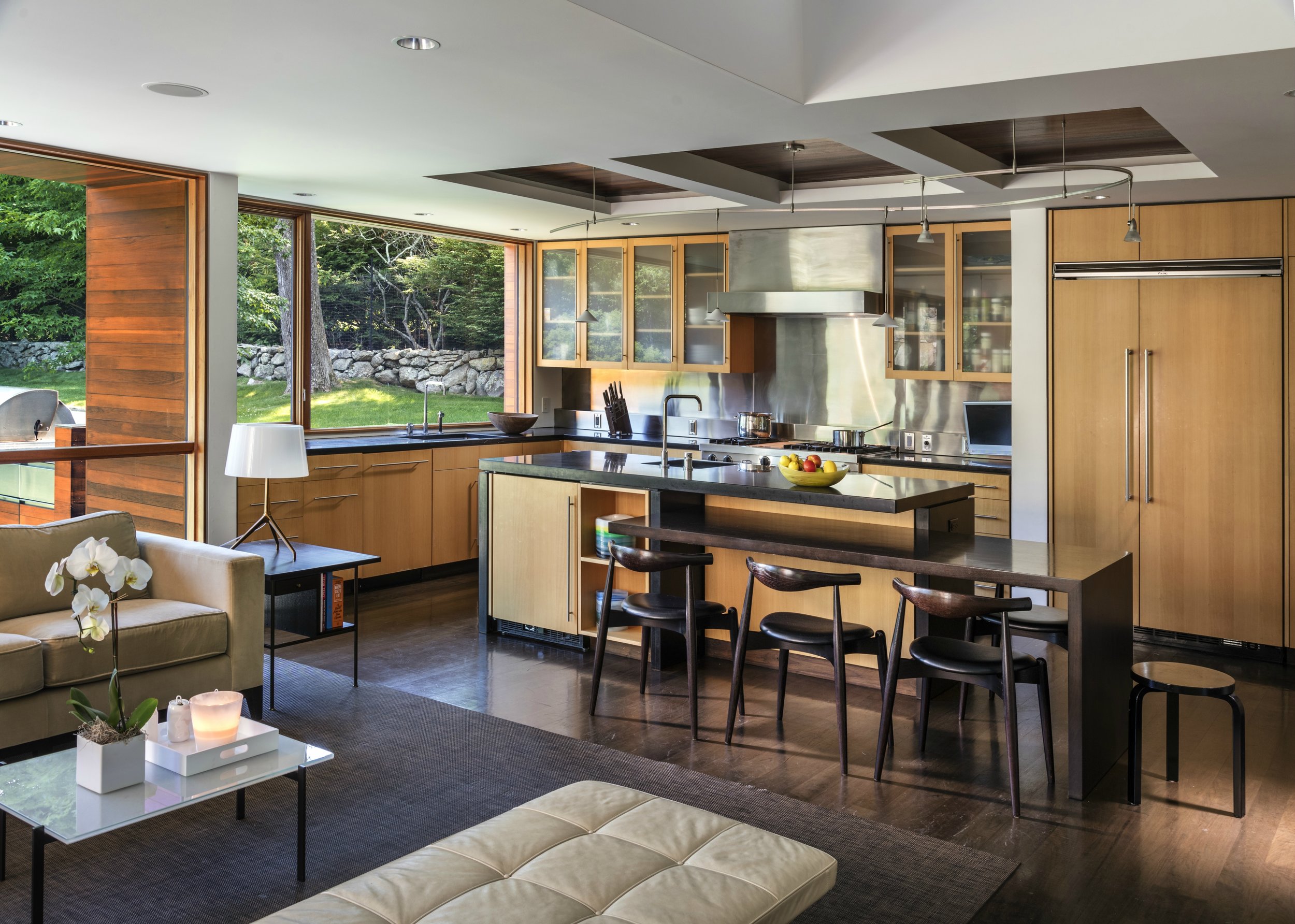 custom luxury kitchen appliances island dining room open concept