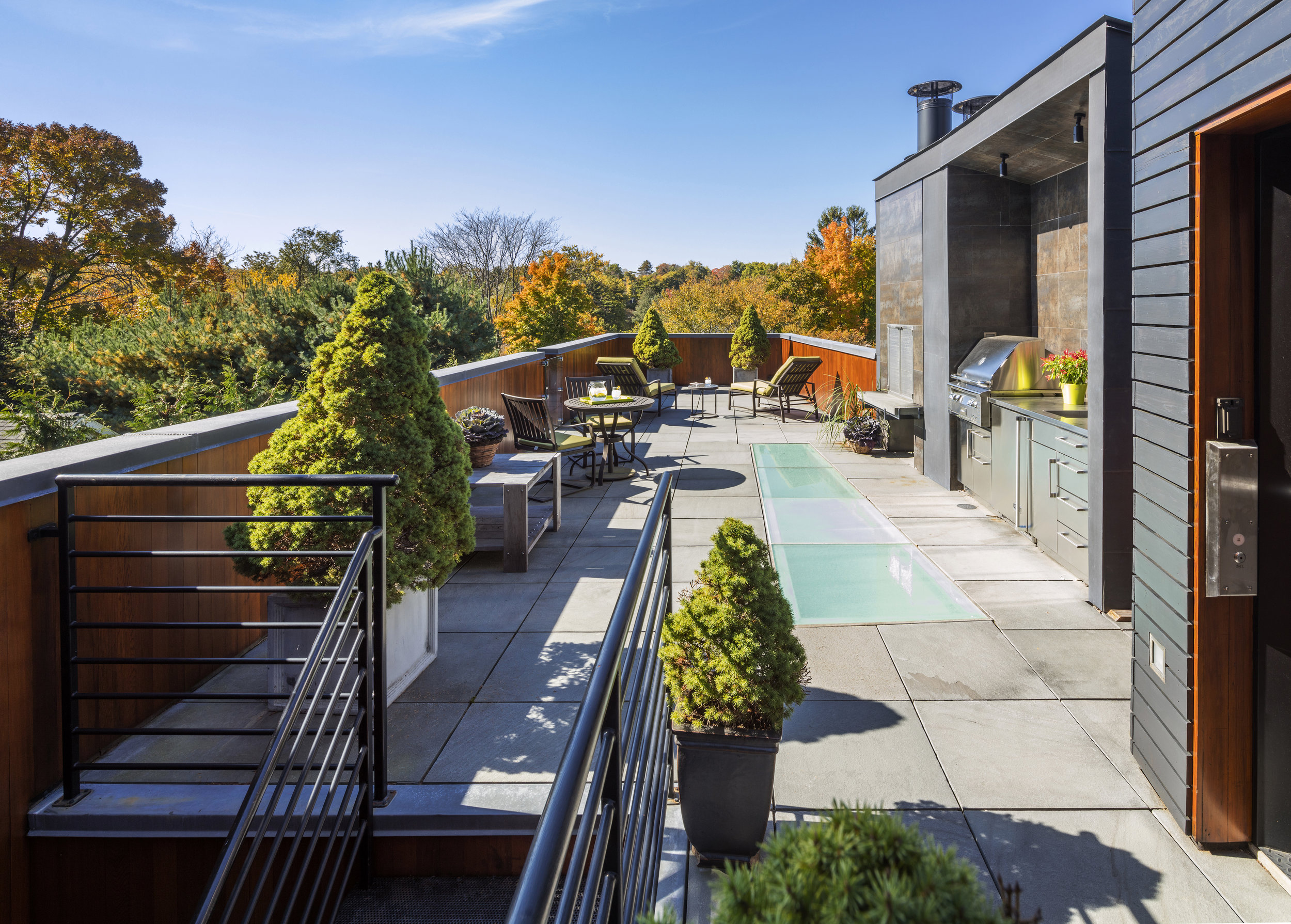 rooftop deck balcony patio outdoor kitchen