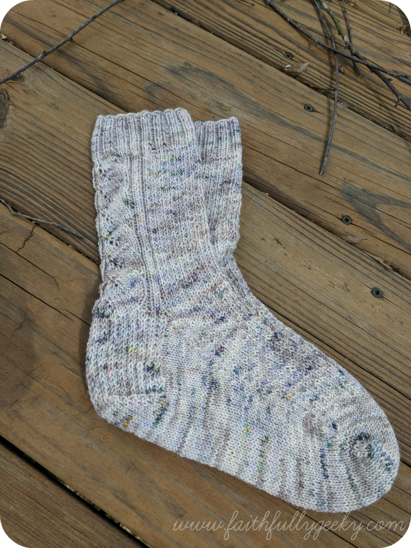Pattern: Obliviate by Sarah Stevens Yarn: Nox Yarn Co , Faunus Sock, Beautiful Monster