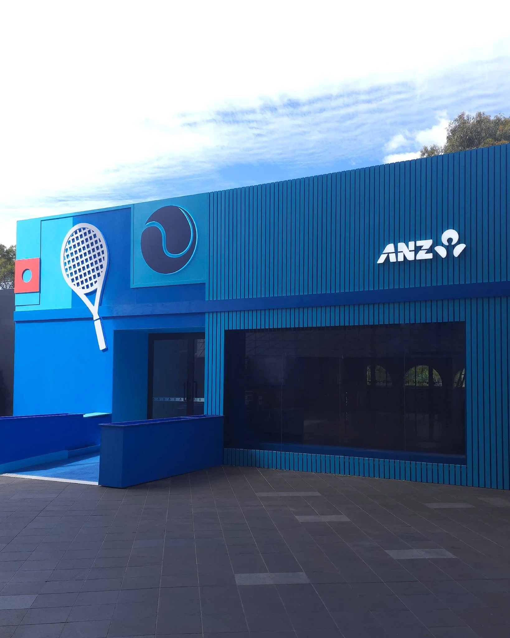 The ANZ Suite at the 2026 Aus Open 🎾💙 with @republiceventsaus featuring 3D backlit and lightbox elements 

#ANZAO26 #AO26 #AusOpen #Melbourne #AustralianOpen