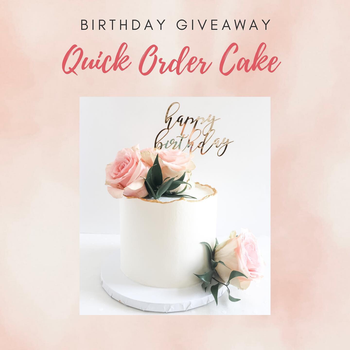 ** CLOSED **
Winner: @vesco_xoxo 

🎂BIRTHDAY GIVEAWAY 🎂

It&rsquo;s my birthday and I&rsquo;ll cry if I want to&hellip; but I&rsquo;m having my cake and giving it away too! For my 33rd birthday weekend, we&rsquo;re doing 3 days of cake giveaways!

